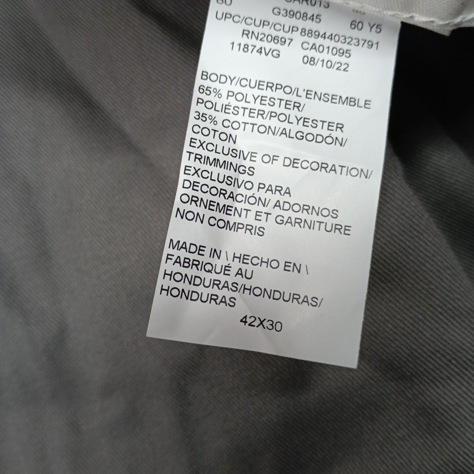 Dickies Dickies 874 Work Pants Men's 42x30 Flex Gray Original Fit Size US 42 / EU 58 - 8 Thumbnail