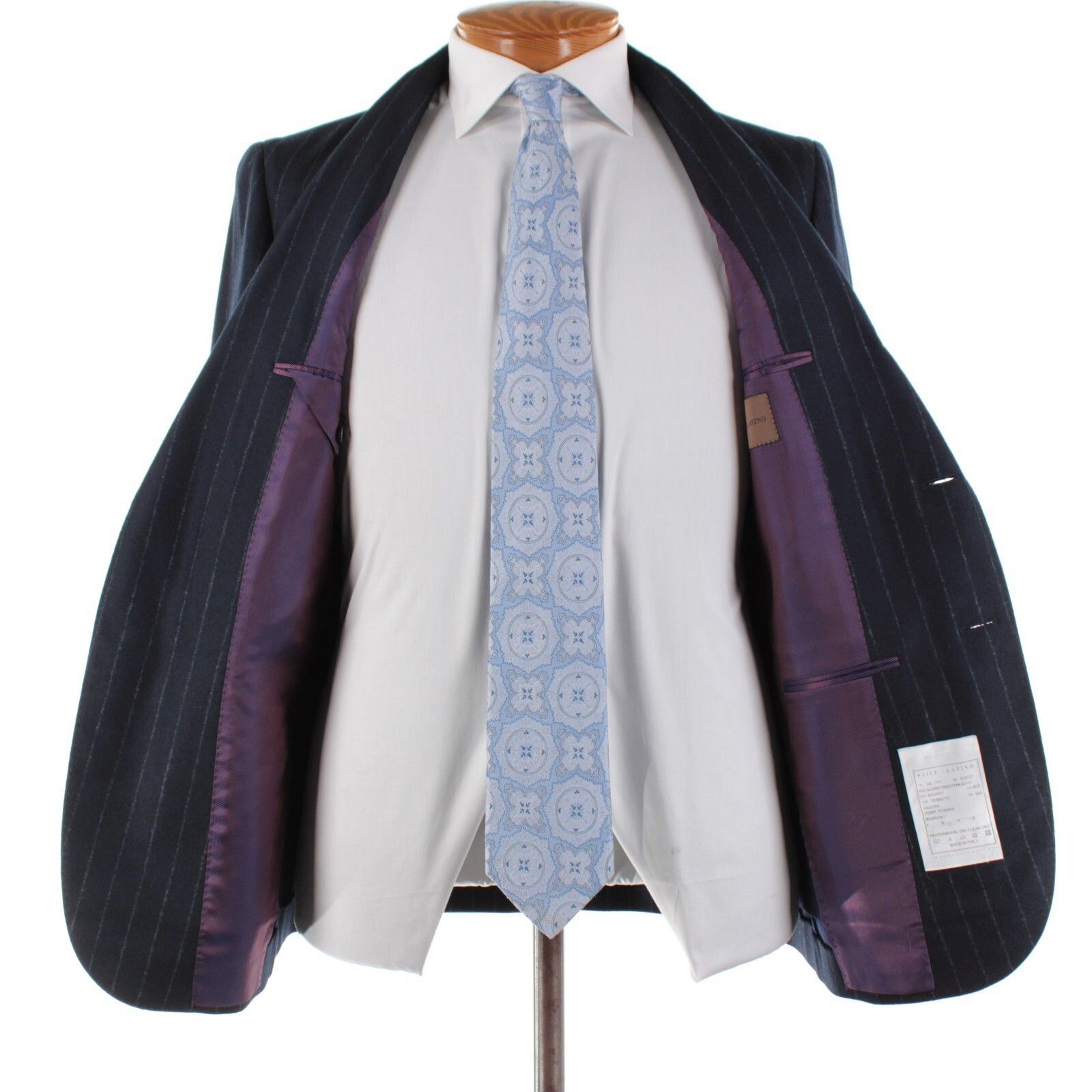 Other Stile Latino Suit Size US 38 Regular in Blue Size 38R - 7 Thumbnail