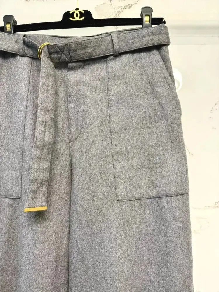 Celine Celine by Hedi 23AW Belt Attached Wool Trouser-2507 Size US 30 / EU 46 - 2 Thumbnail