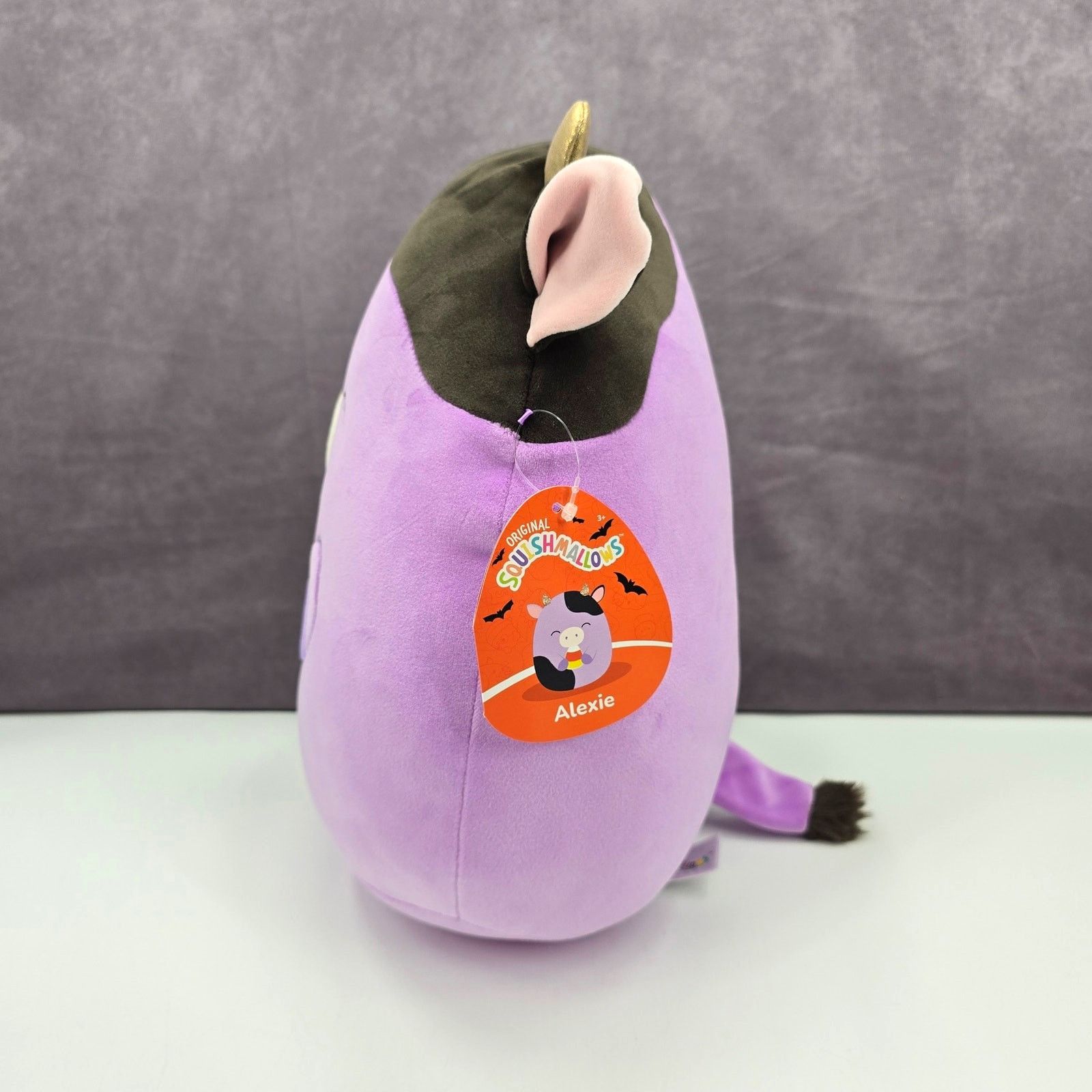Other Squishmallows Alexie Purple Cow Candy Corn Plush NWT #43 Size ONE SIZE - 4 Thumbnail