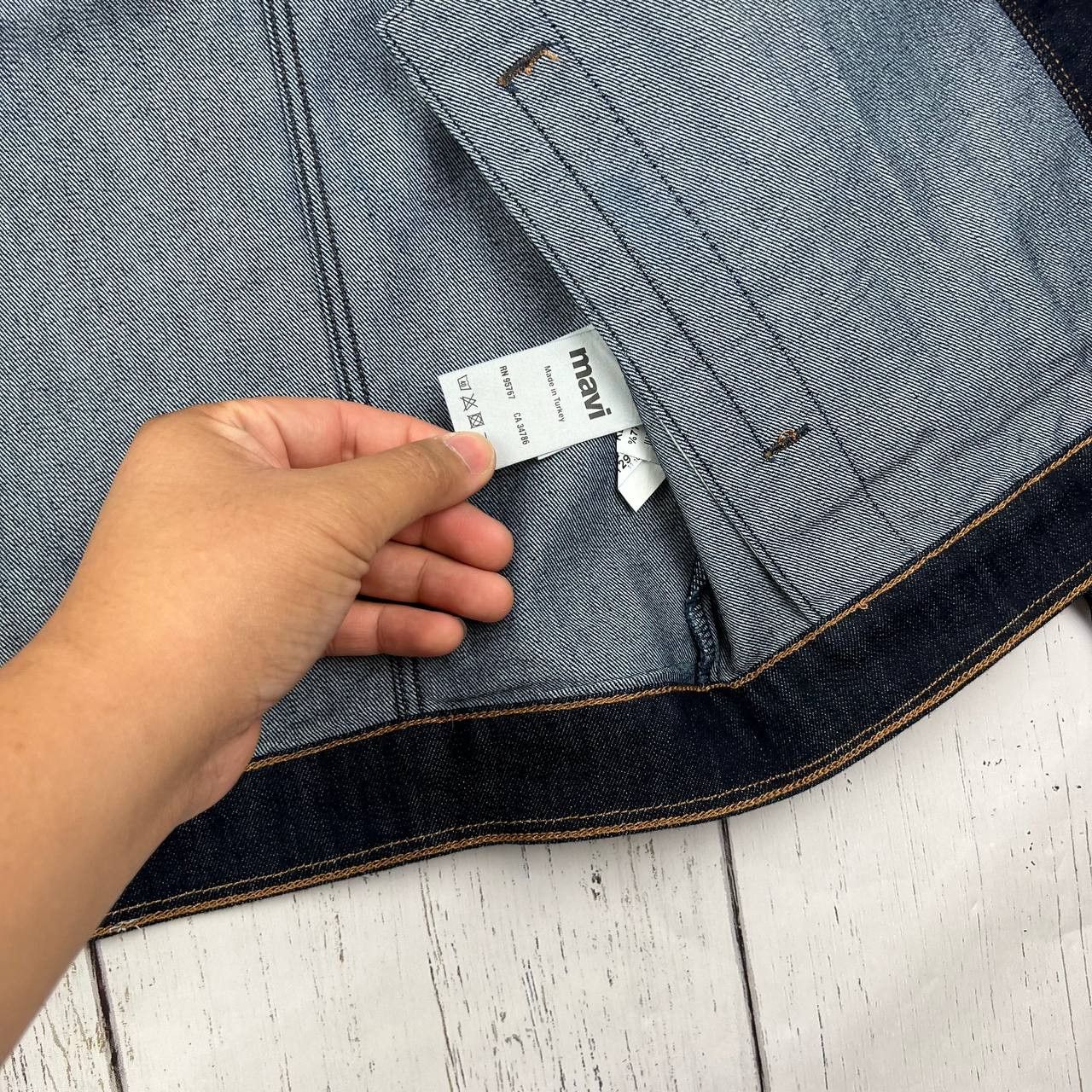 Mavi Mavi Small Classic Fit Stretchable Denim Jeans Jacket Women Size S / US 4 / IT 40 - 5 Thumbnail