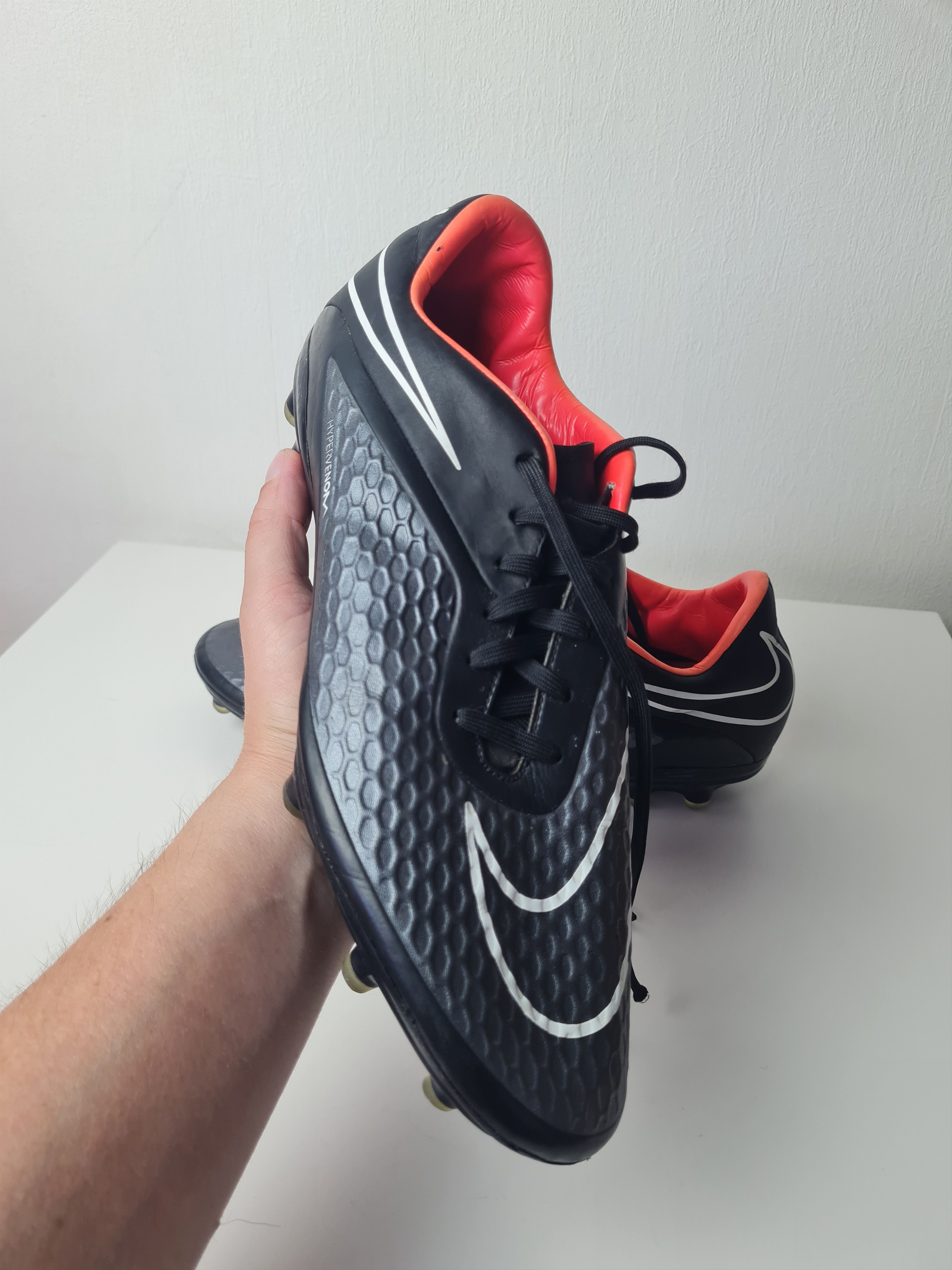 Nike Nike Mens Hypervenom Phelon FG Soccer Black 599730-016 Size US 11.5 / EU 44-45 - 16 Thumbnail