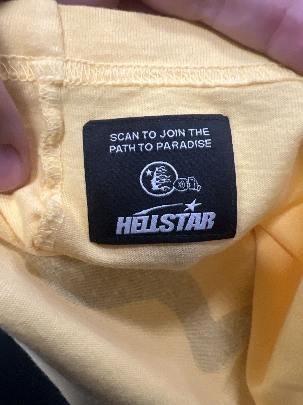 HELLSTAR Hellstar Studios Jesus Path To Paradise Yellow T-Shirt Size US M / EU 48-50 / 2 - 5 Thumbnail