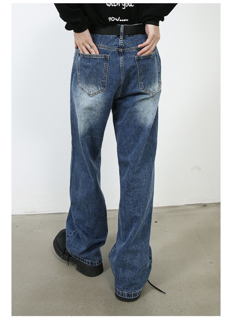 Japanese Brand × Jean Japanese retro loose straight versatile casual jeans Size US 32 / EU 48 - 5 Thumbnail