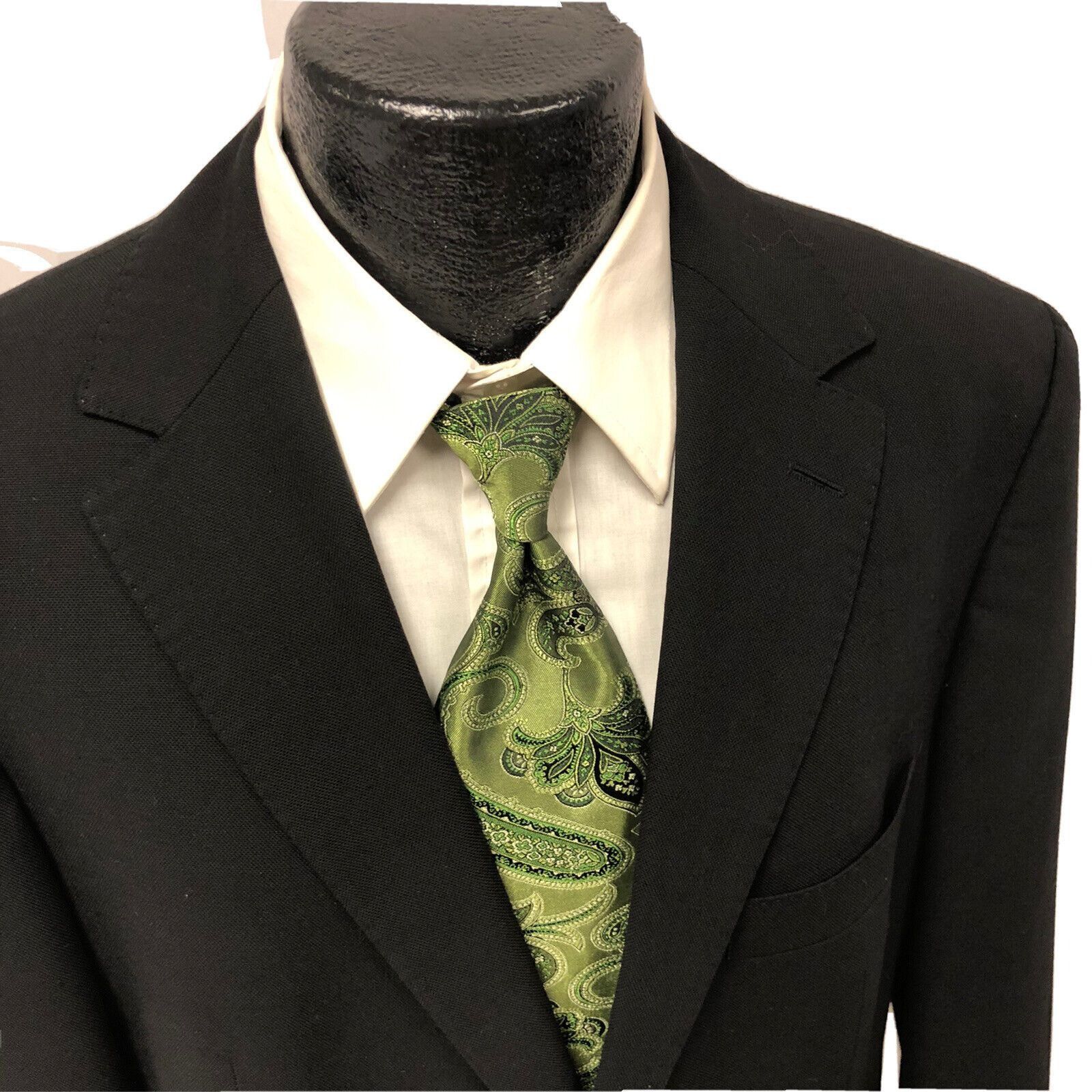 Hugo Boss Vtg Hugo Boss Maselli X Black Sport Coat Nautical Jacket Size 42R - 2 Thumbnail