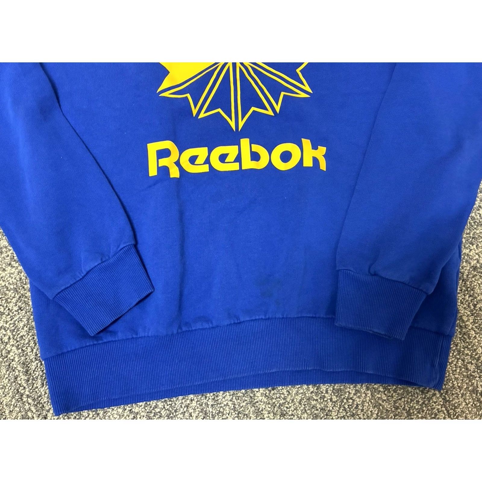 Reebok Reebok Shirt Mens L Blue Classics Big Logo Sweatshirt Size US L / EU 52-54 / 3 - 2 Thumbnail