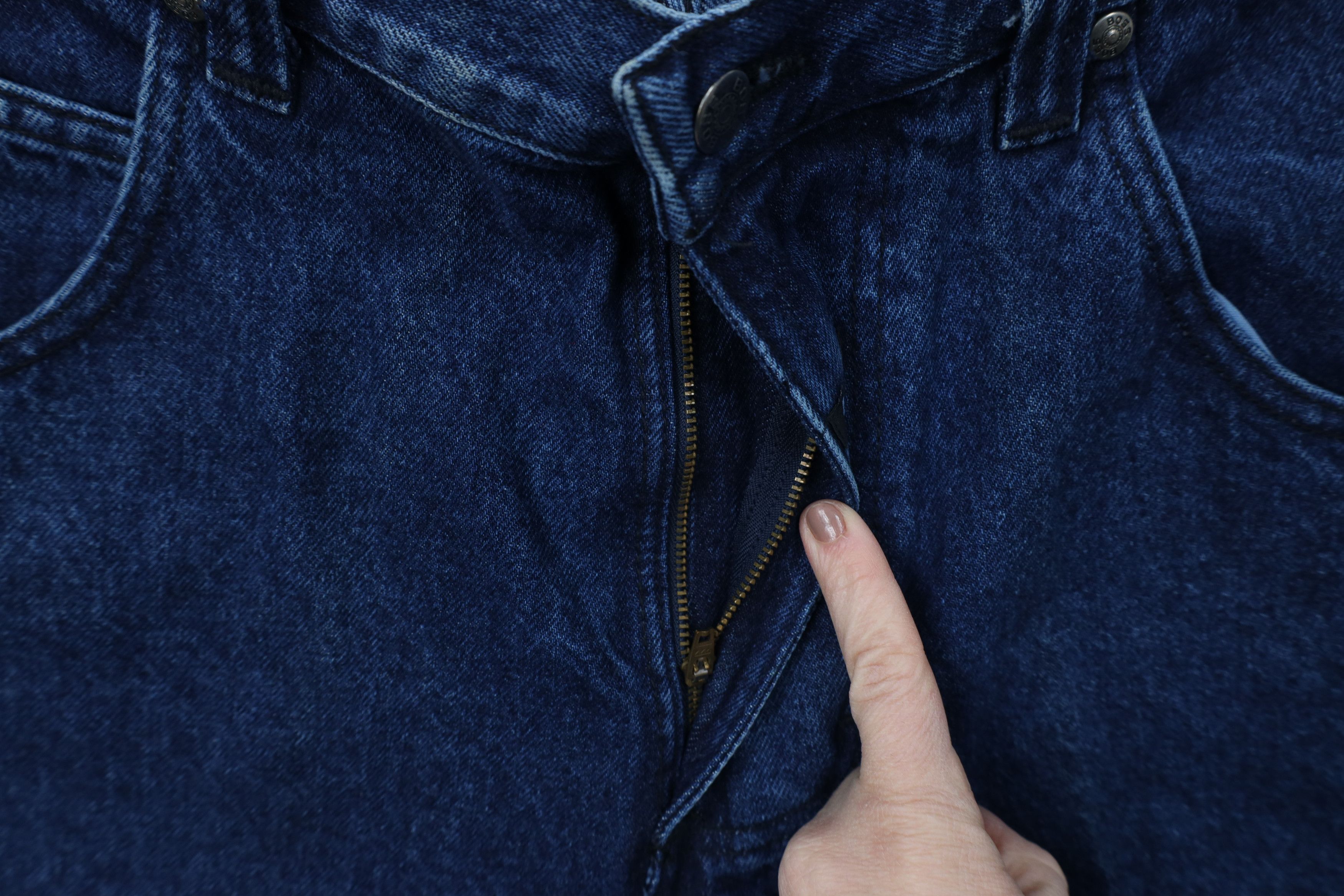 Vintage Deadstock Vintage 90s Boss Wide Leg Skateboard Denim Jeans Size US 36 / EU 52 - 5 Thumbnail