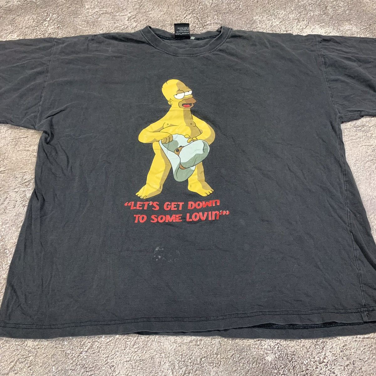 Vintage Vintage 90s Homer Simpson Graphic Tee Cartoon Humor Streetwe Size US XXL / EU 58 / 5 - 2 Thumbnail
