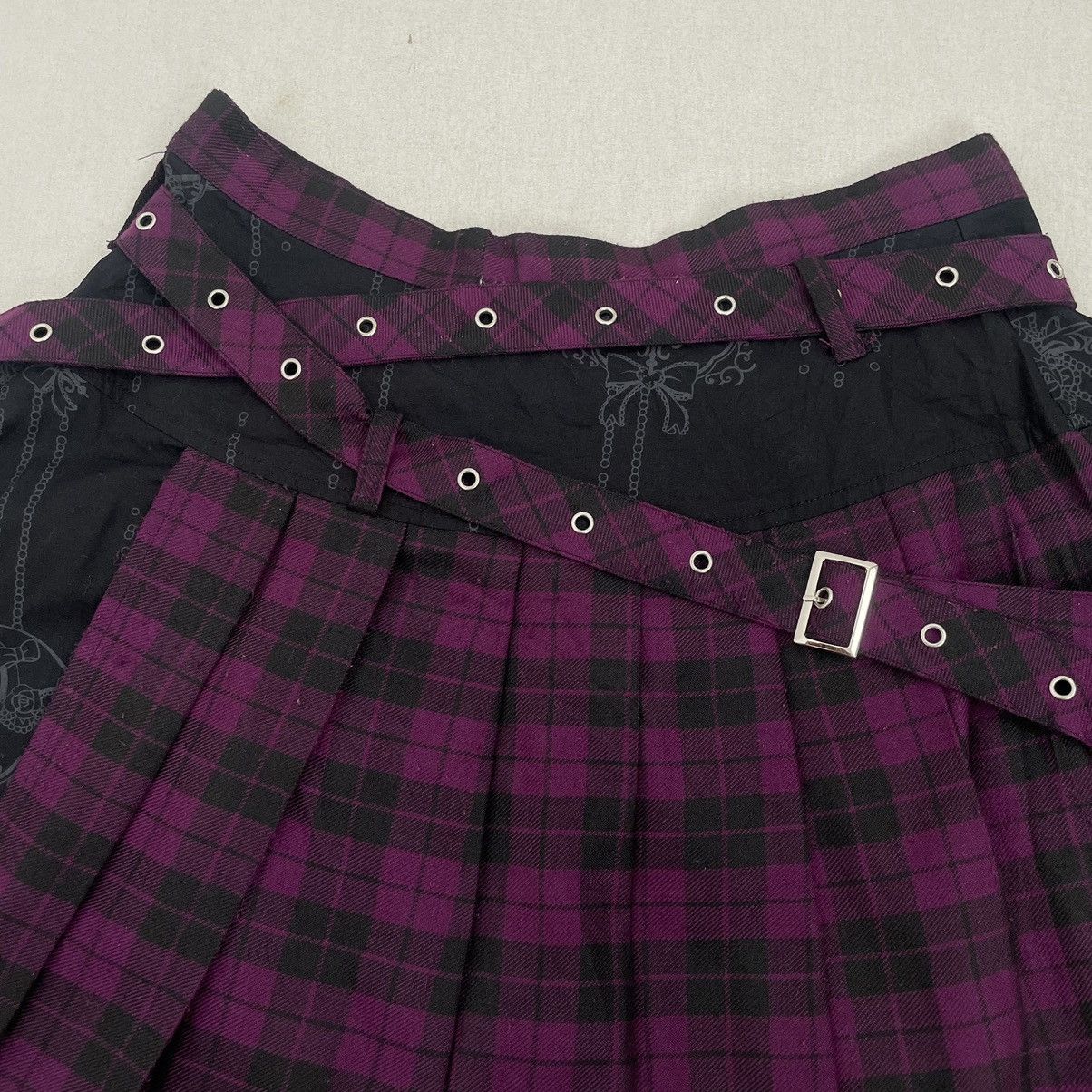 If Six Was Nine Blood Storm Mini Skirt With Removeable Pocket Punk Style Size 27" / US 4 / IT 40 - 3 Thumbnail