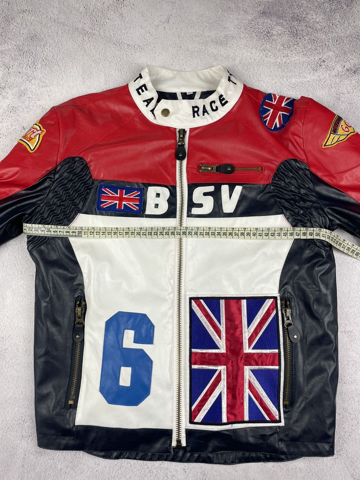 NASCAR × Vintage Vintage BSV England Motor Racing Team Jacket Size 46 Size US S / EU 44-46 / 1 - 19 Thumbnail
