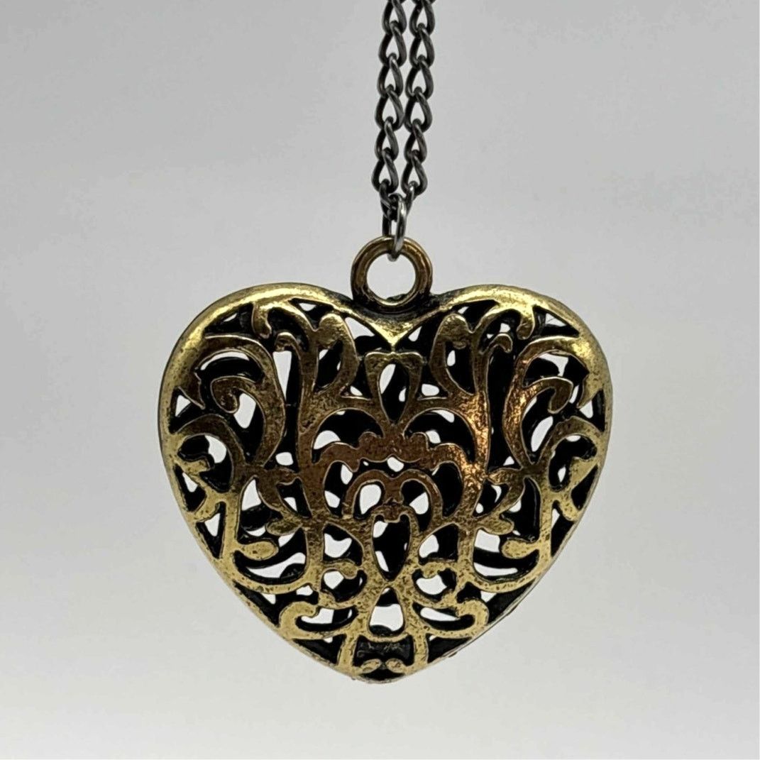 Other Gold & Silver Heart Necklace Size ONE SIZE - 5 Thumbnail