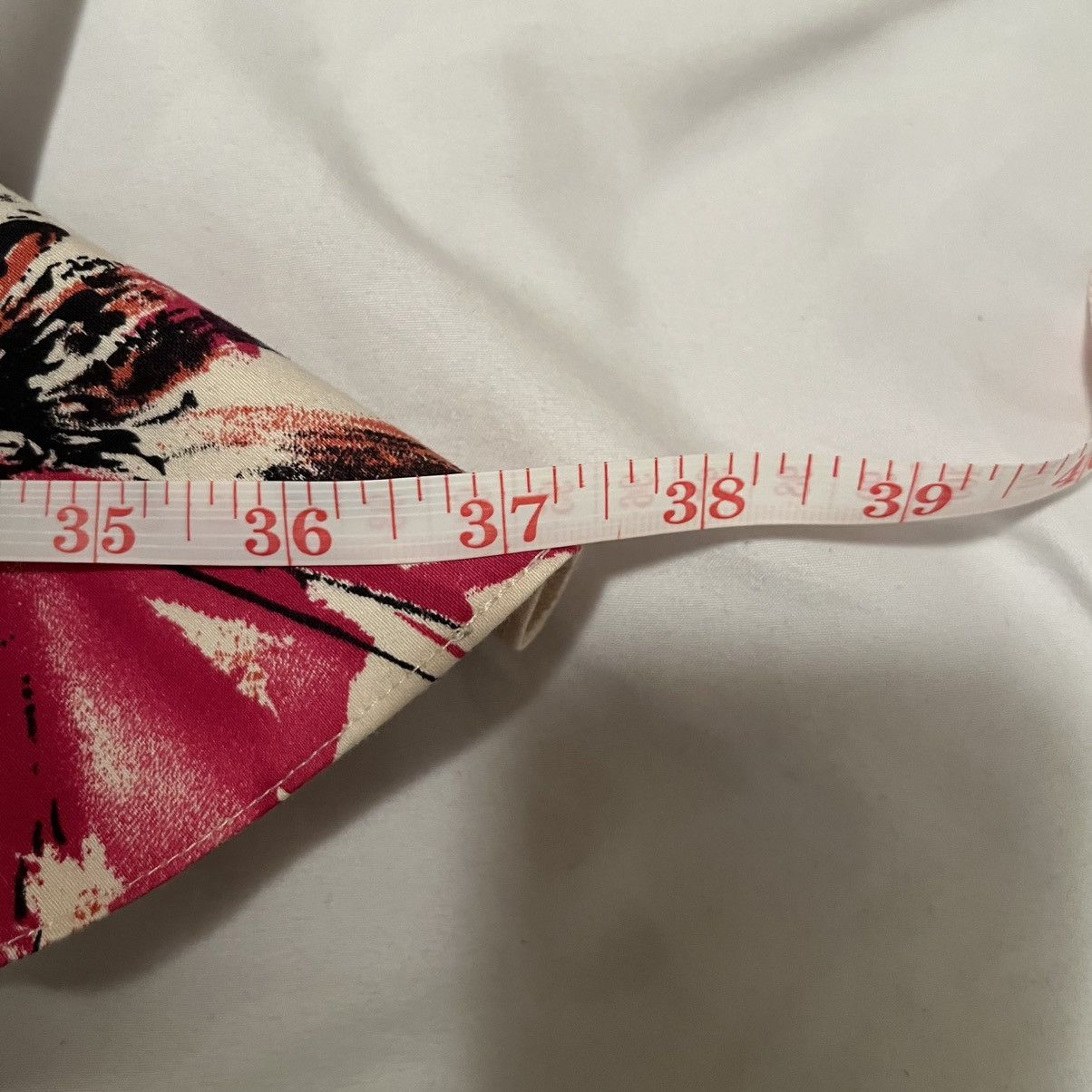 Vintage Wallis Red and White Flower Petal Dress Size L / US 10 / IT 46 - 7 Thumbnail