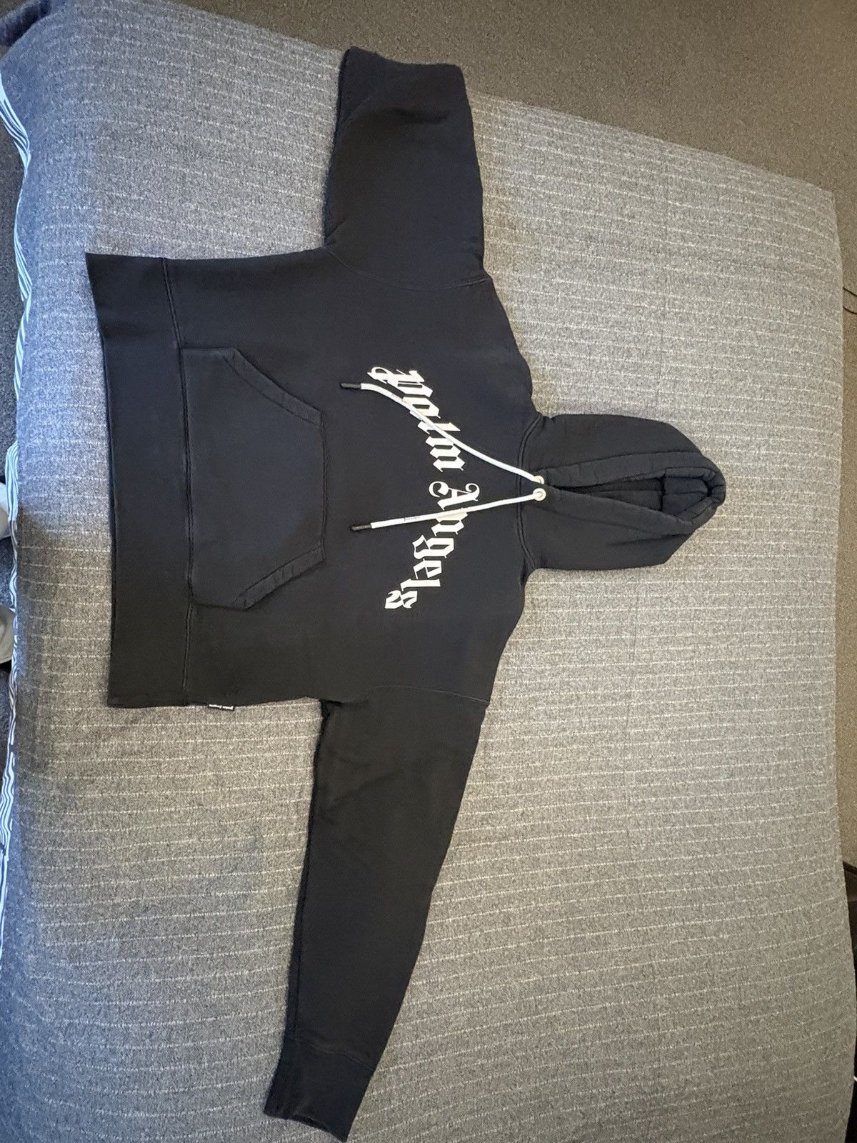 Palm Angels Palm Angels Curved Logo Hoodie Size XS Excellent Condition Size US XS / EU 42 / 0 - 2 Thumbnail