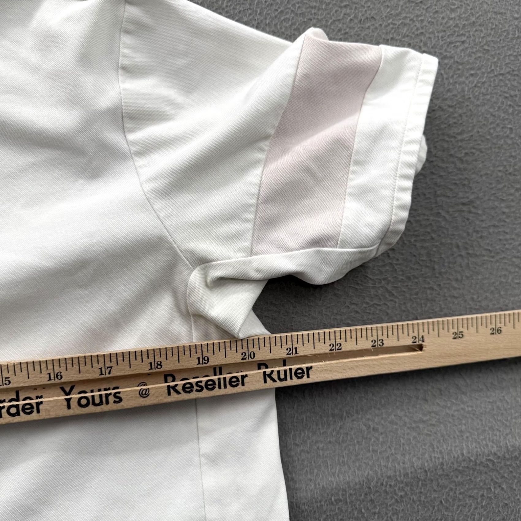 Rapha Rapha Essential Polo Shirt Mens Medium White Cycling Jersey Performance Size US M / EU 48-50 / 2 - 6 Thumbnail