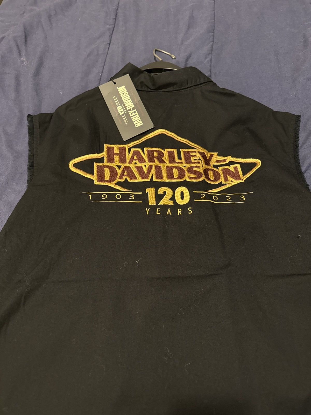 Harley Davidson Harley Davidson sleeveless 120 year anniversary Size US XXL / EU 58 / 5 - 2 Thumbnail