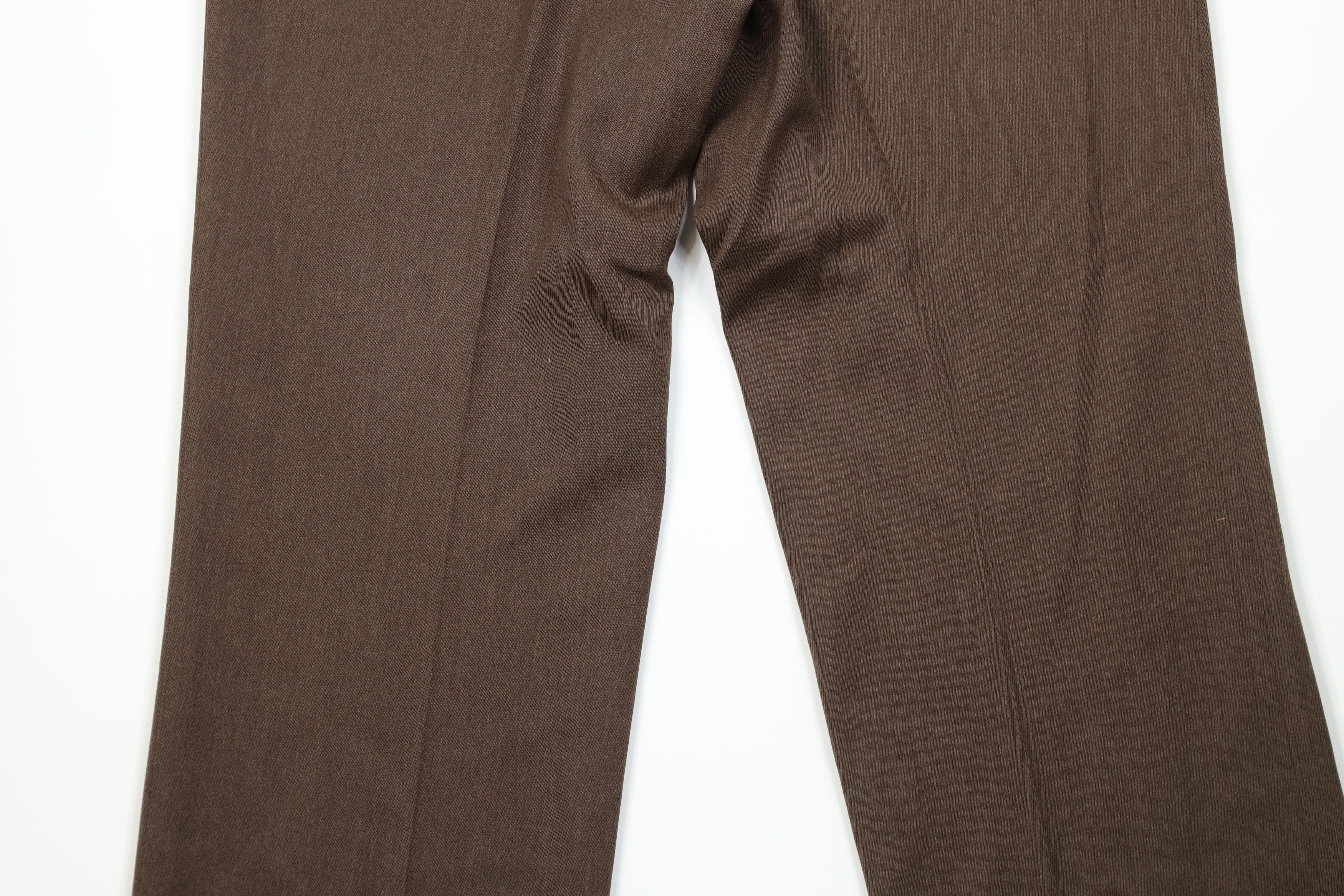 Vintage Vintage 90s Streetwear Knit Wide Leg Chino Pants Brown Size US 38 / EU 54 - 14 Thumbnail