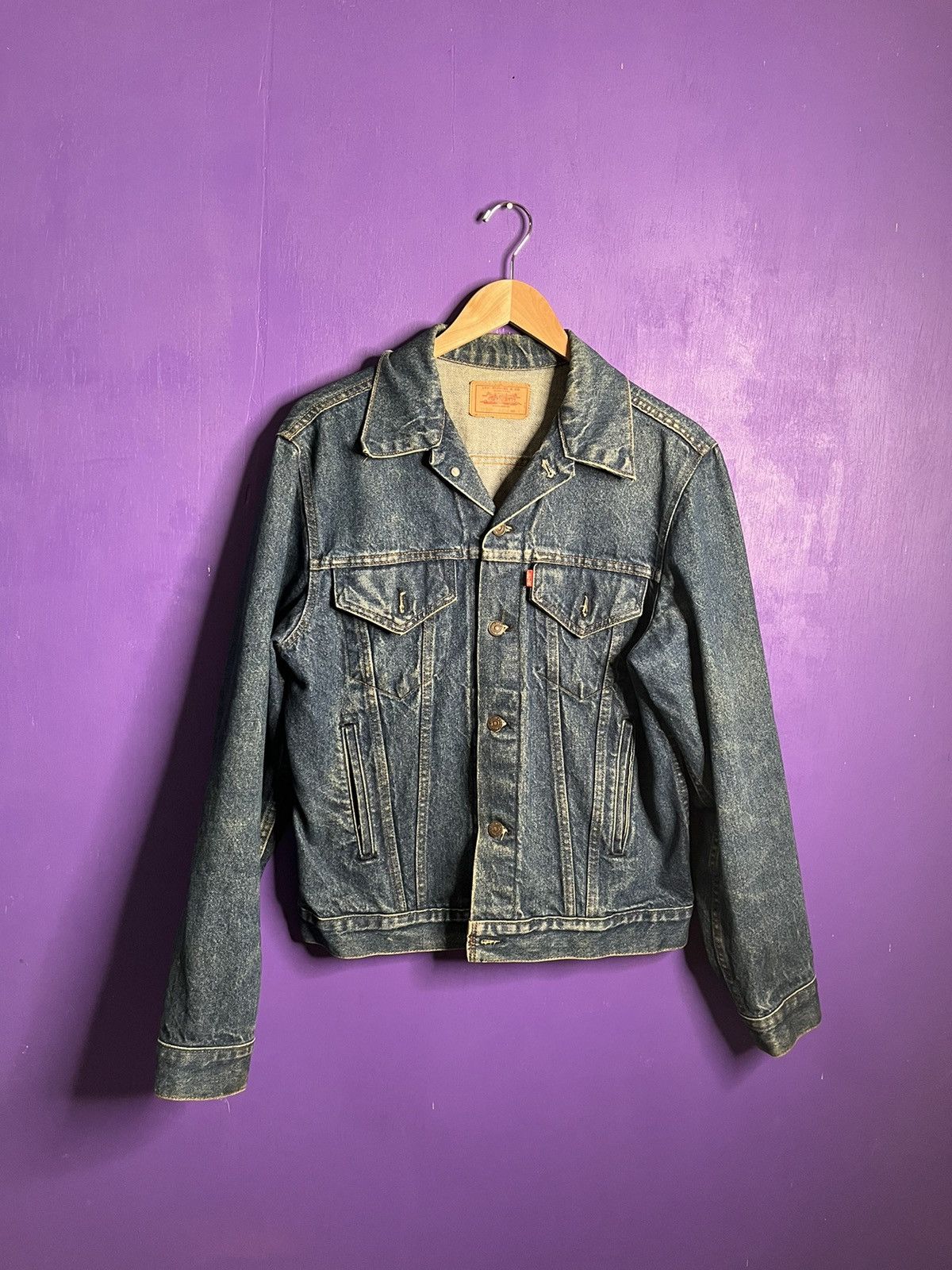 Levi's × Vintage Vintage 80s Levi’s darkwash denim jacket Size US M / EU 48-50 / 2 - 1 Thumbnail