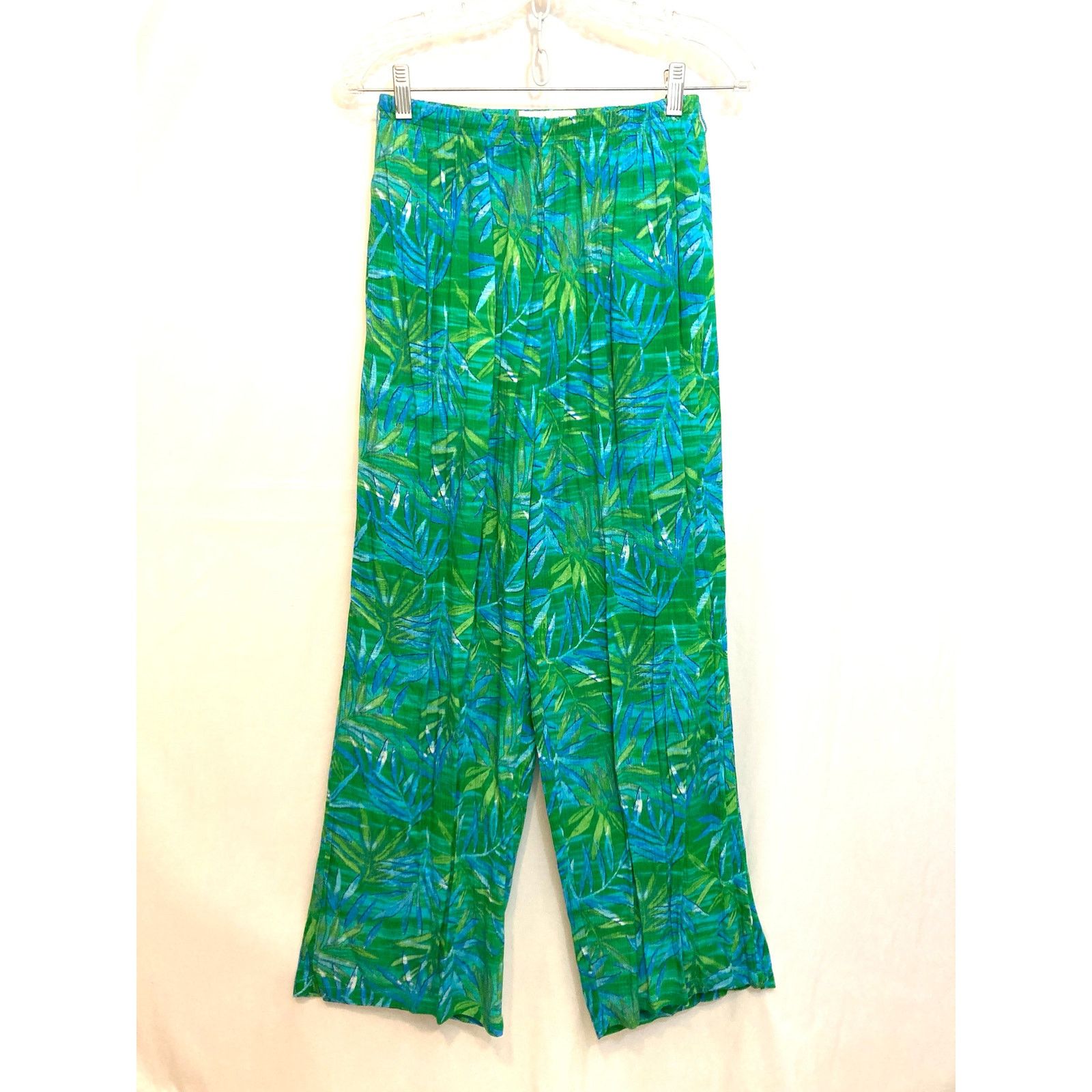 Other Vintage Key Lime Pie Tropical Top Pants 2 Piece Matching Set Size 28" / US 6 / IT 42 - 9 Thumbnail