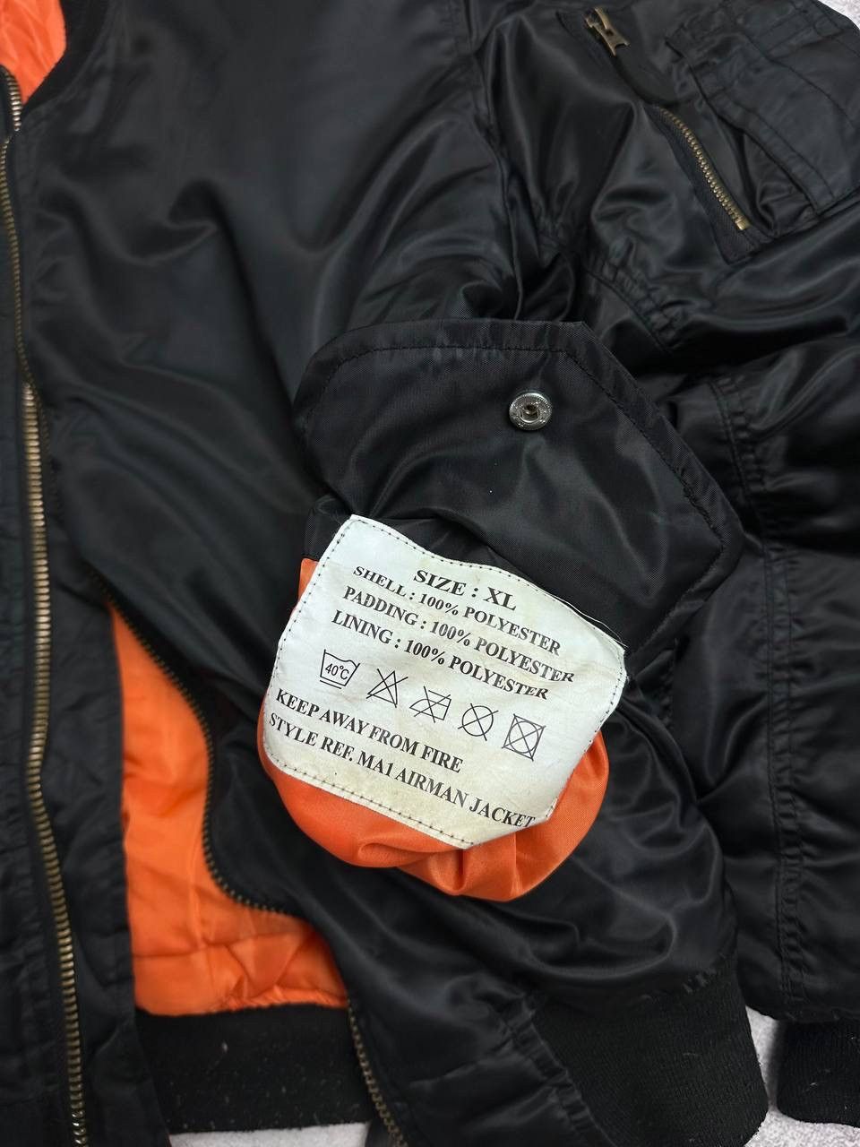 Vintage Vintage MA-1 Flyier Bomber Jacket Y2K Balency Style Jacket Size US XL / EU 56 / 4 - 6 Thumbnail