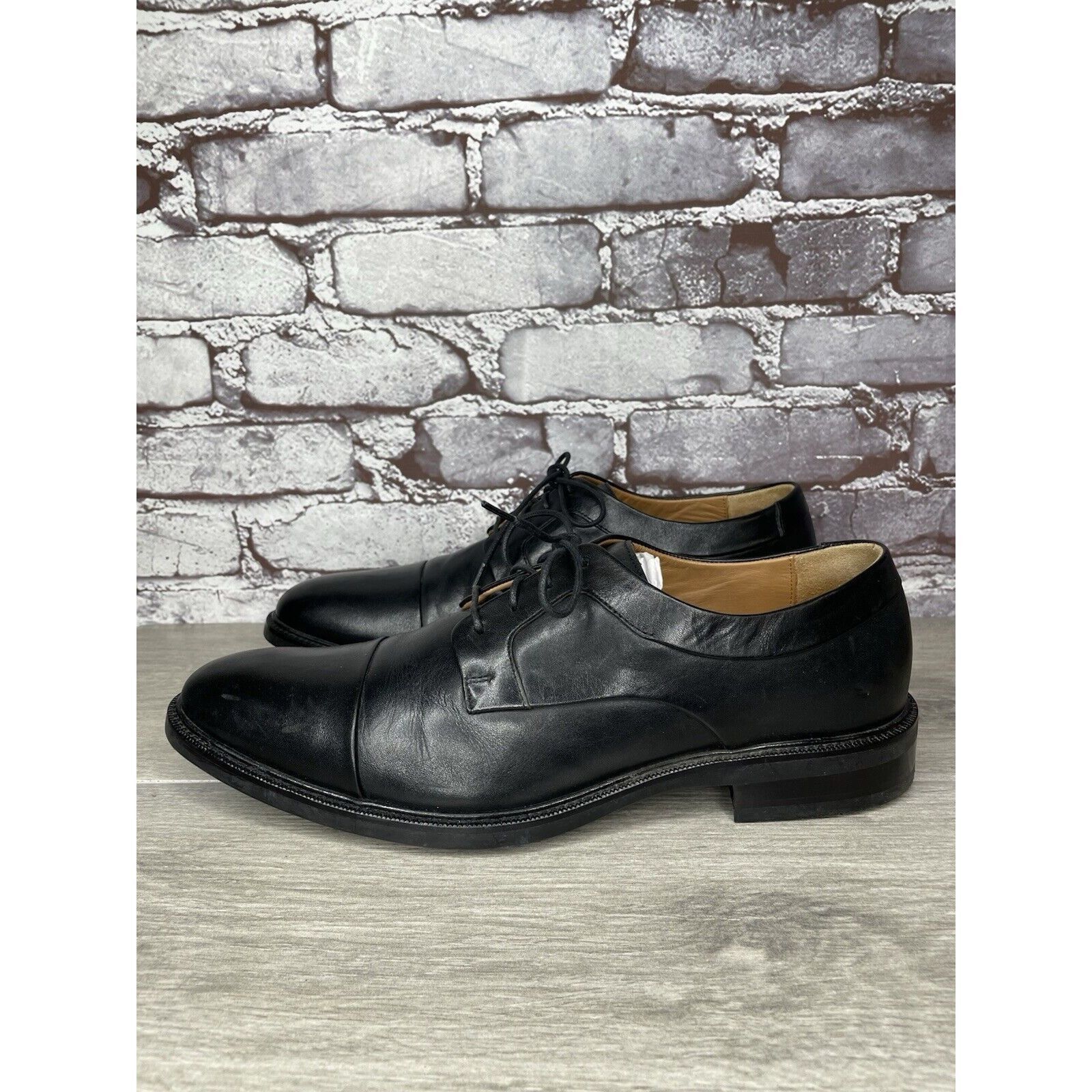 Cole Haan Cole Haan 1928 Black Leather Cap Toe Oxfords Casual Shoes Me Size US 9.5 / EU 42-43 - 10 Thumbnail