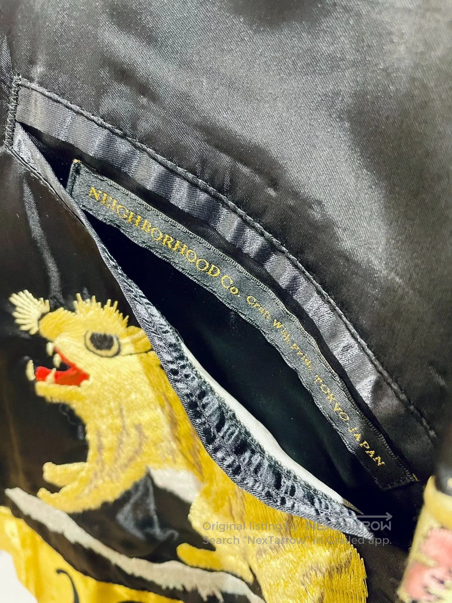 Neighborhood Embroidered Dragon Tiger Jacket. Size US M / EU 48-50 / 2 - 4 Thumbnail