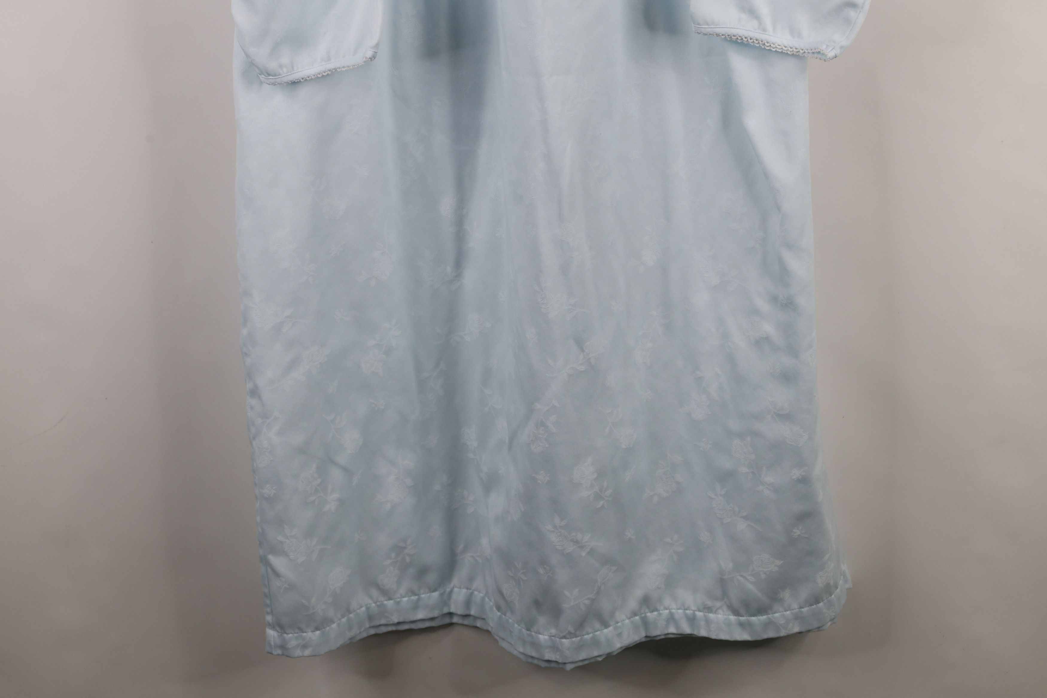 Vintage Vintage 90s Miss Elaine Lace Long Sleeve Sleep Night Gown Size M / US 6-8 / IT 42-44 - 4 Thumbnail