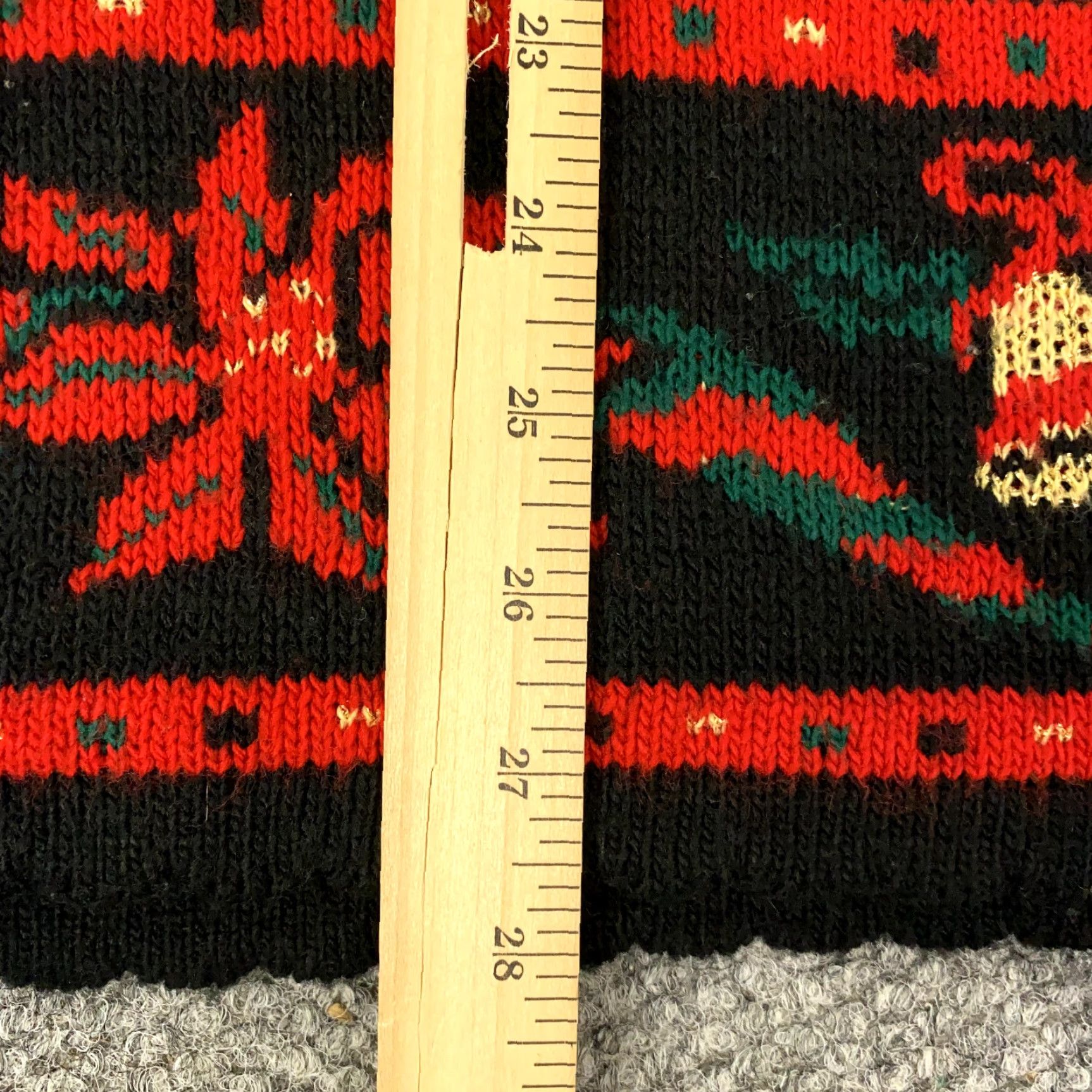 Vintage VINTAGE Nutcracker Sweater Womens Small Black Wreath Knit Holiday Ugly Christmas Size S / US 4 / IT 40 - 4 Thumbnail