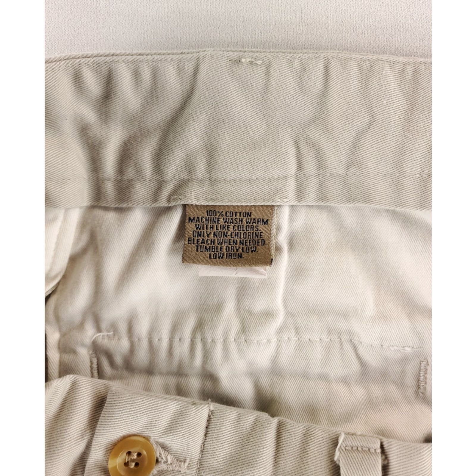 Bills Khakis Bills Khakis Classic Fit Pants Made USA Beige Pleated Mens 33 Chino 29 Inseam Ivory 33x29 Mens Size US 33 - 5 Thumbnail