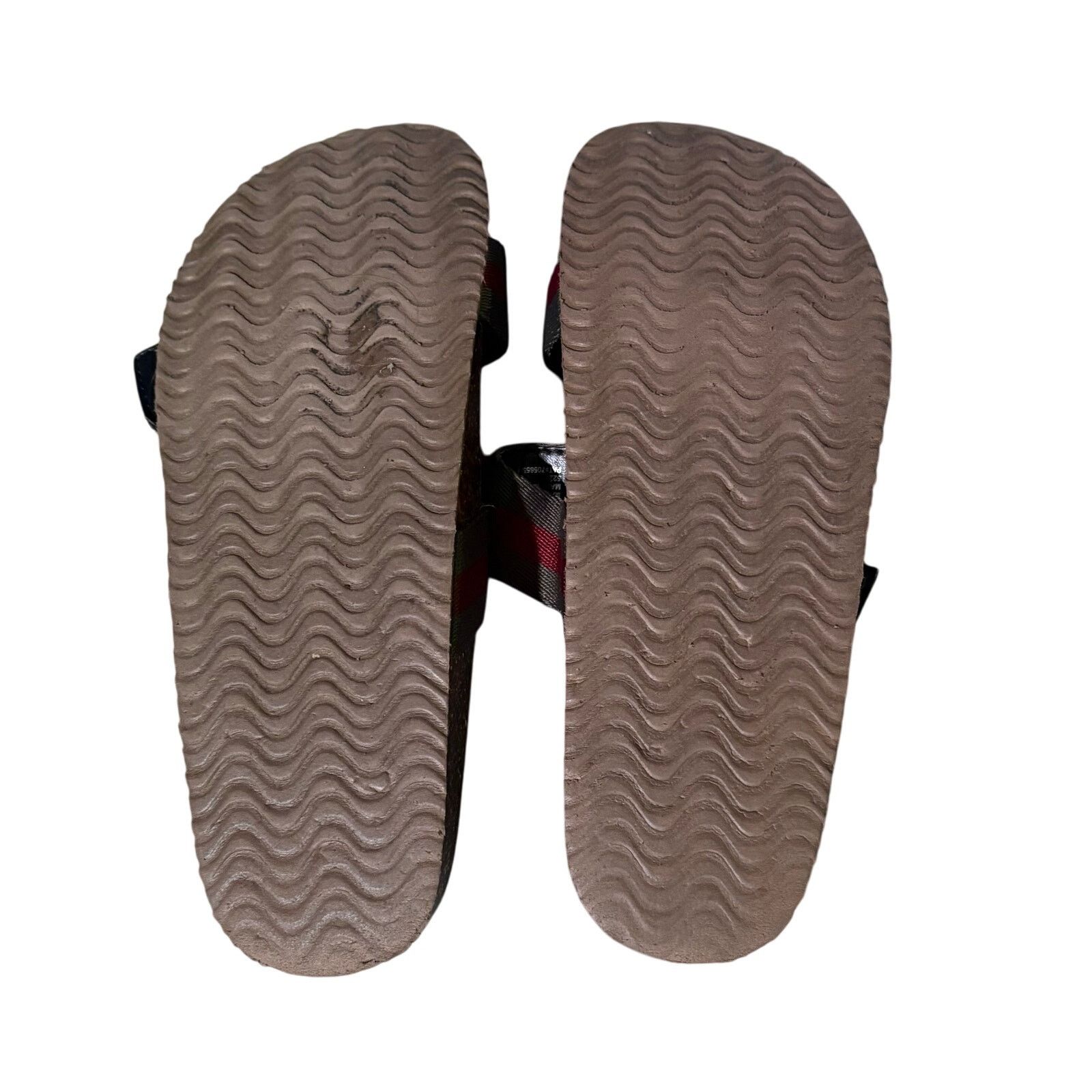 Steve Madden Madden Girl Double Buckle Sandals Size 8 – Striped Slides Size US 7 / IT 37 - 5 Thumbnail