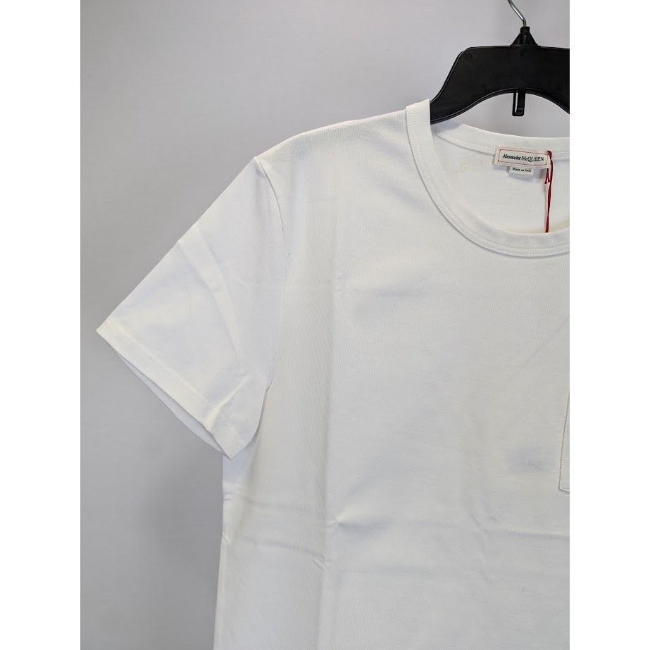 Alexander McQueen o1rshd1 Short Sleeve T-Shirt in White Size US L / EU 52-54 / 3 - 9 Thumbnail