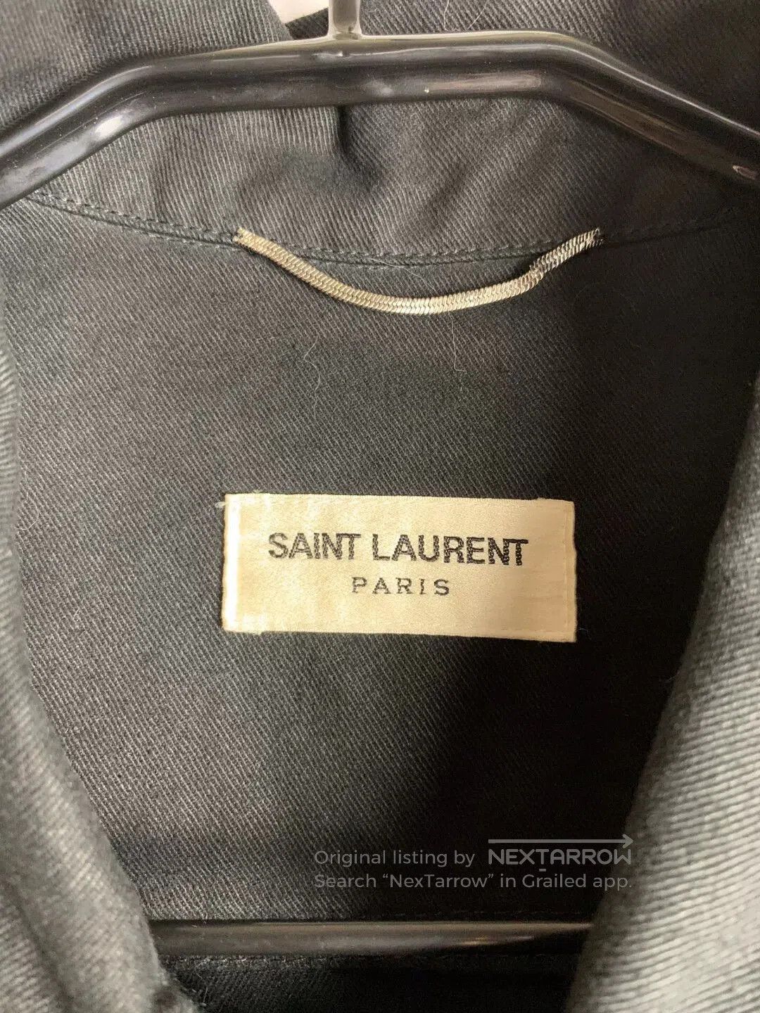 Saint Laurent Paris Saint Laurent Black 'Waiting for Sunset' Jacket. Size US S / EU 44-46 / 1 - 4 Thumbnail