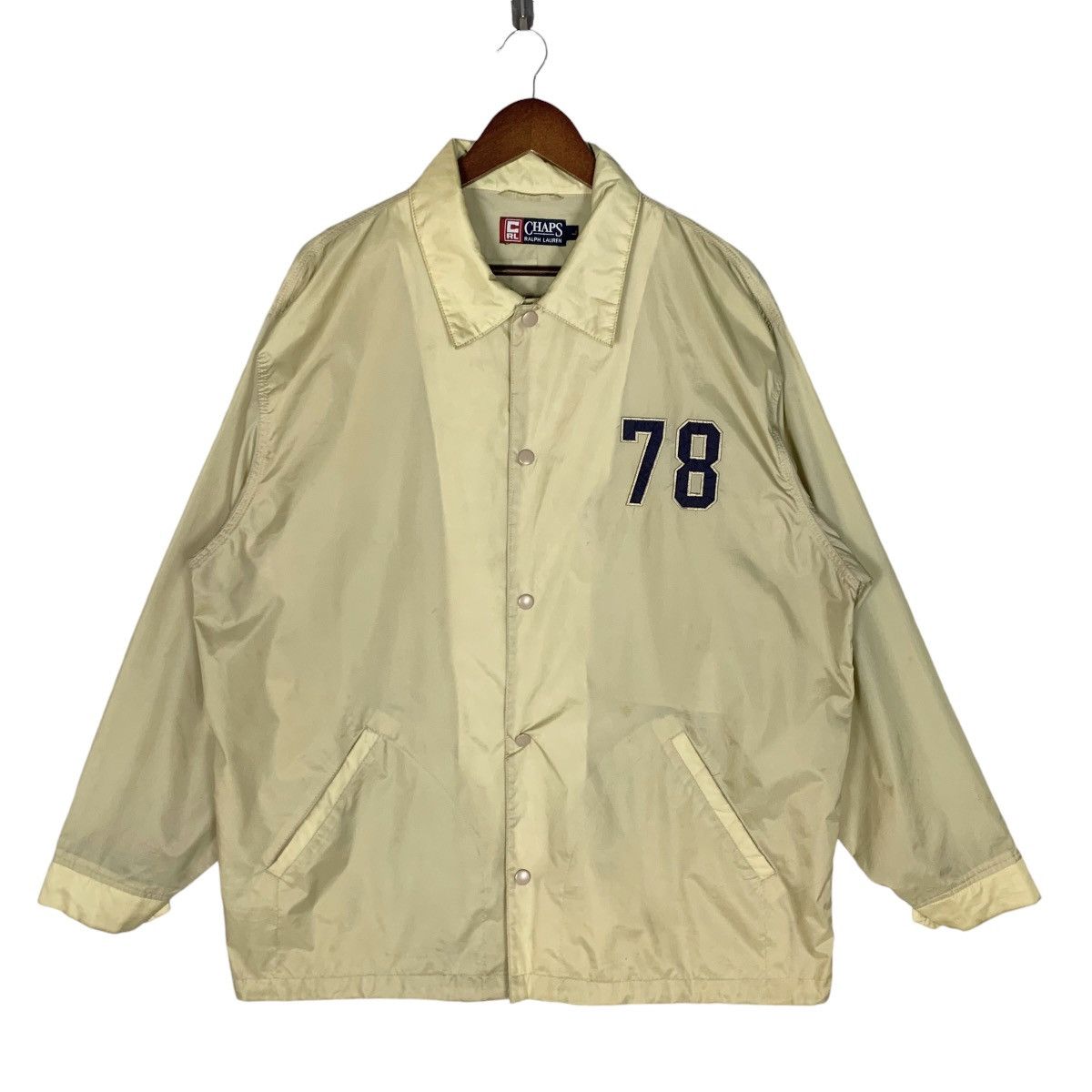 Ralph Lauren × Vintage Vintage Chaps Ralph Lauren Button Windbreaker Jacket Size L Size US L / EU 52-54 / 3 - 1 Thumbnail