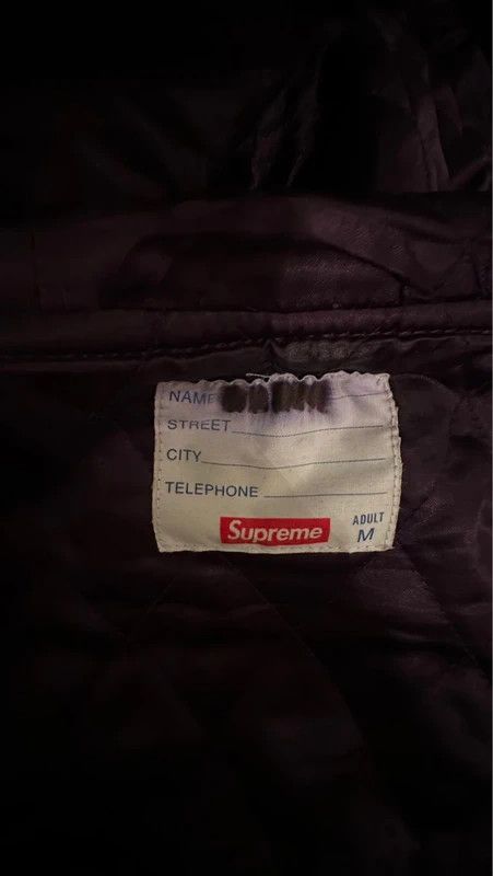 Supreme Supreme King Hooded Varsity Jacket Purple like new M Size US M / EU 48-50 / 2 - 8 Thumbnail