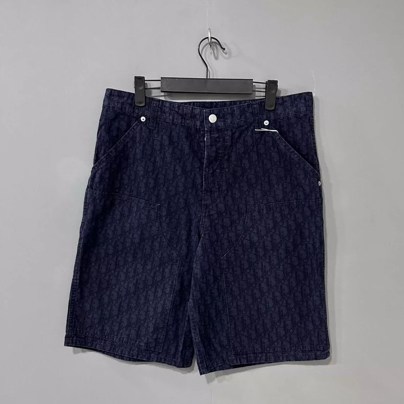 Dior Dior Shorts with dark pattern full logo 2502-Nextarrow Size US 30 / EU 46 - 2 Thumbnail