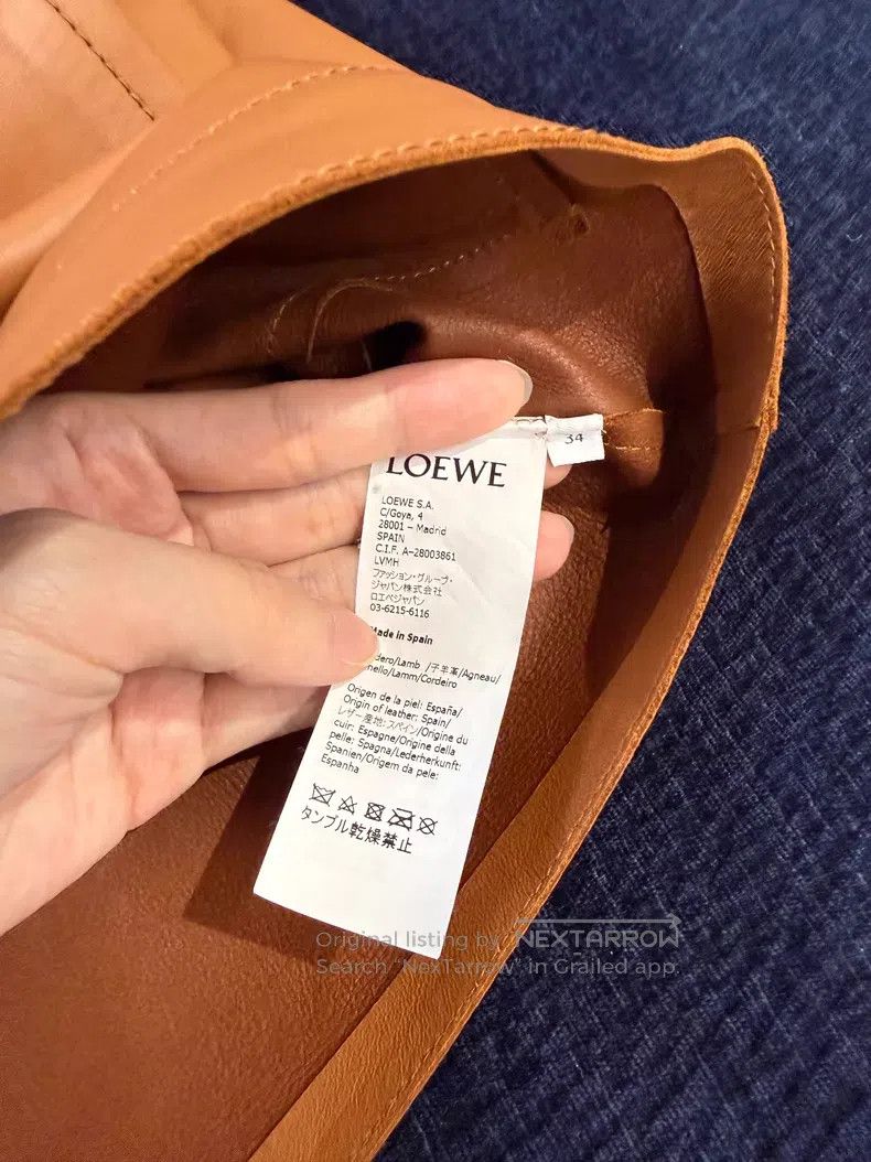 Loewe Loewe Large Pocket Lapel Sheepskin Leather Jacket Size XXS / US 00 / IT 34 - 4 Thumbnail