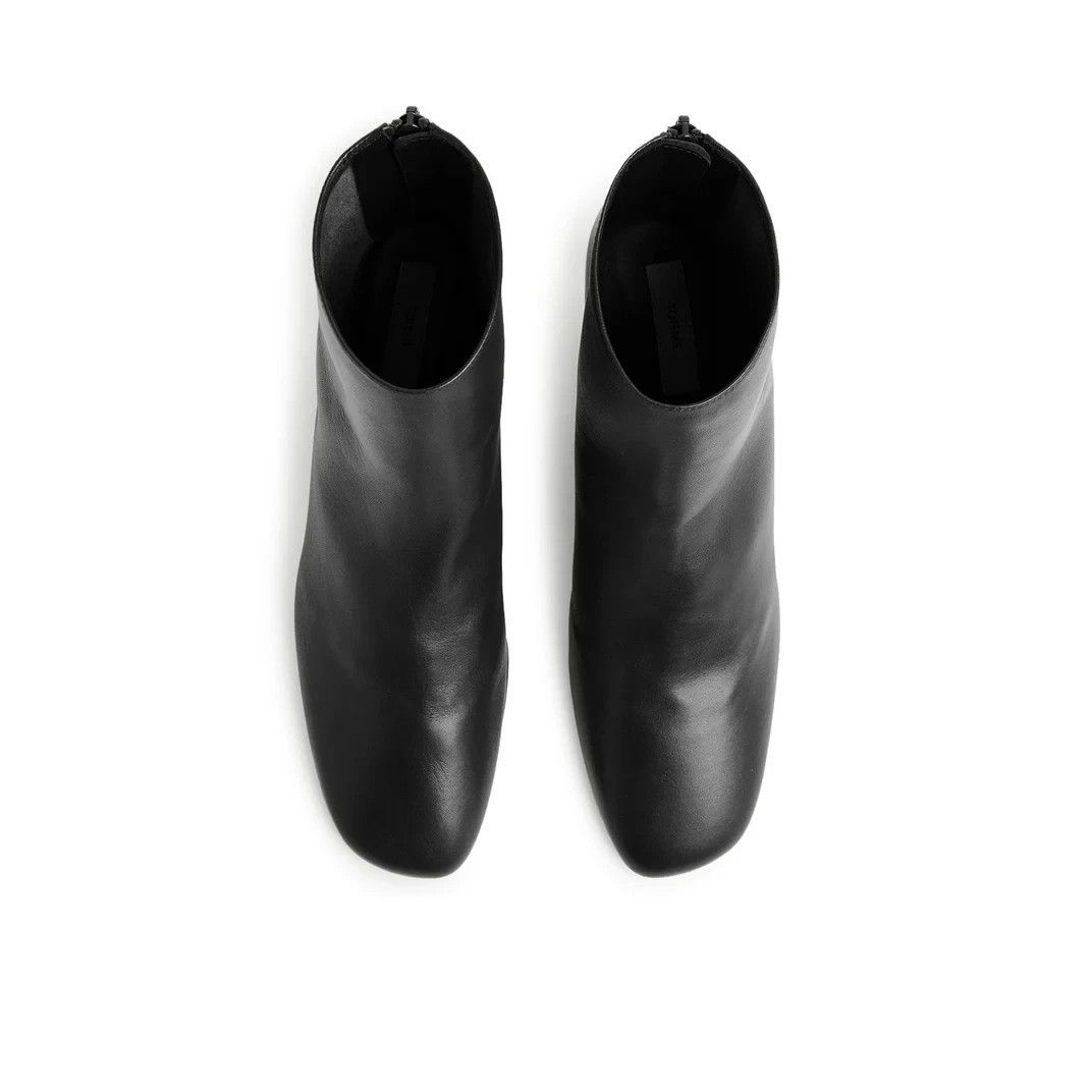 Toteme TOTEME Nappa Mid-Heel Black Boots New & Authentic (Women's s Size US 11 / IT 41 - 3 Thumbnail