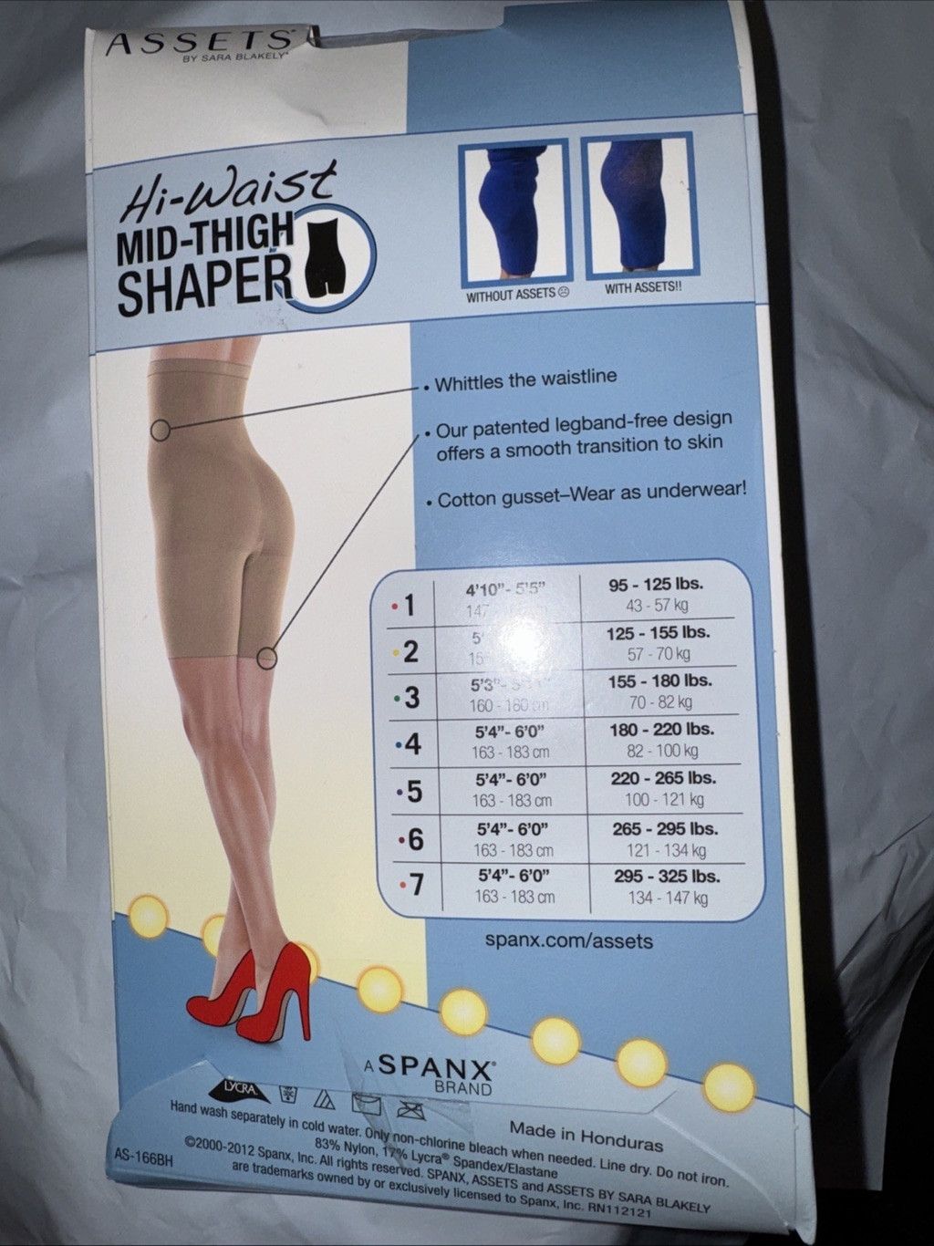 Spanx Assets by Sarah Blakely Size 5 Hi-Waist Mid-Thigh Nude Shape Size ONE SIZE - 3 Thumbnail