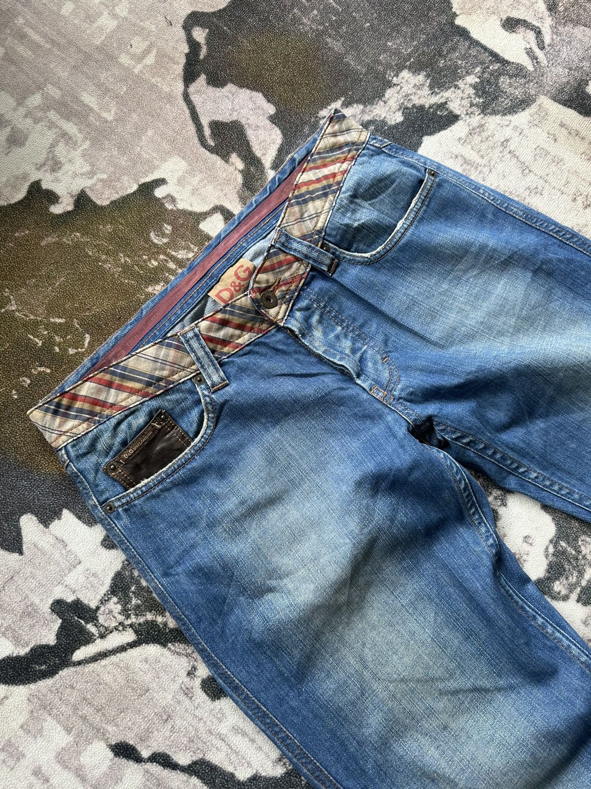 Dolce & Gabbana 2007SS - D&G cummerband spiral denim buckle back Size US 33 - 5 Thumbnail