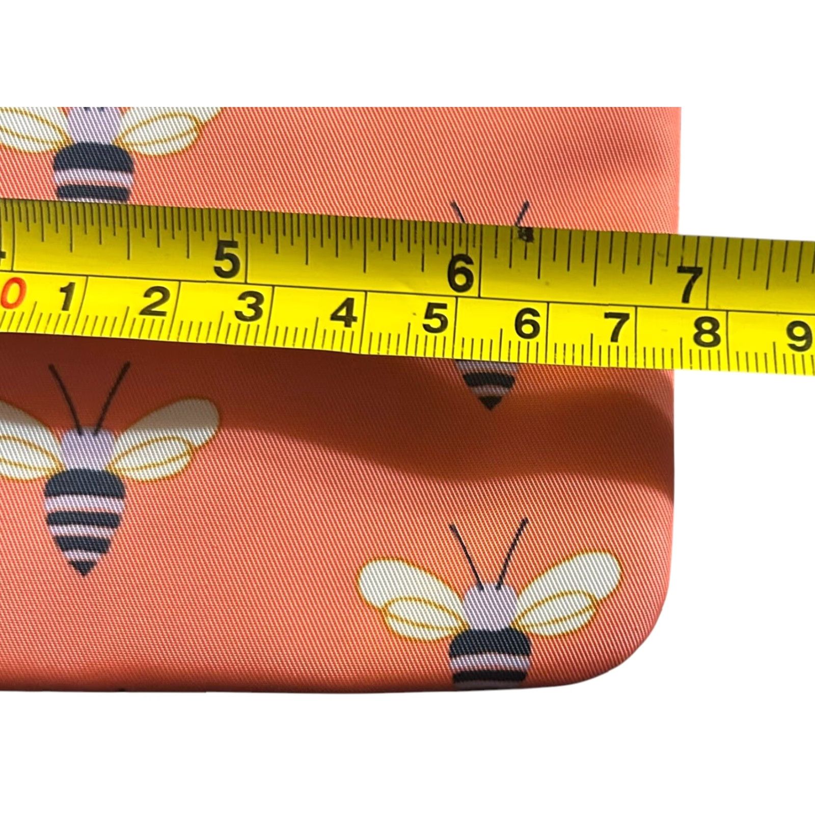 Fossil Fossil Wristlet Pink Purple Bumble Bees Print Zip Card Wallet Brown Strap Women Wristlet Size ONE SIZE - 6 Thumbnail