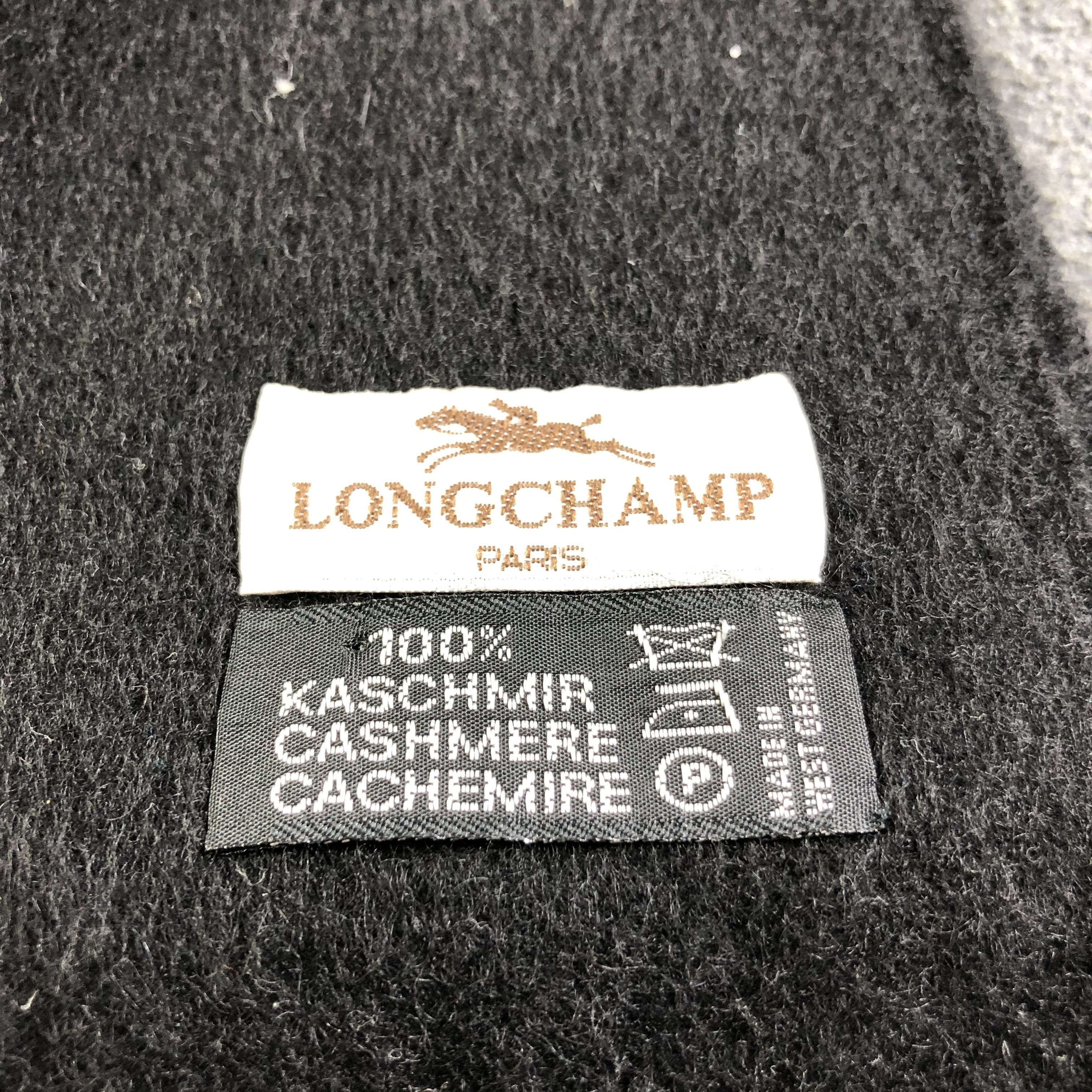 Longchamp Longchamp Cashmere Scarf Muffler Neckwear V2149 Size ONE SIZE - 5 Thumbnail
