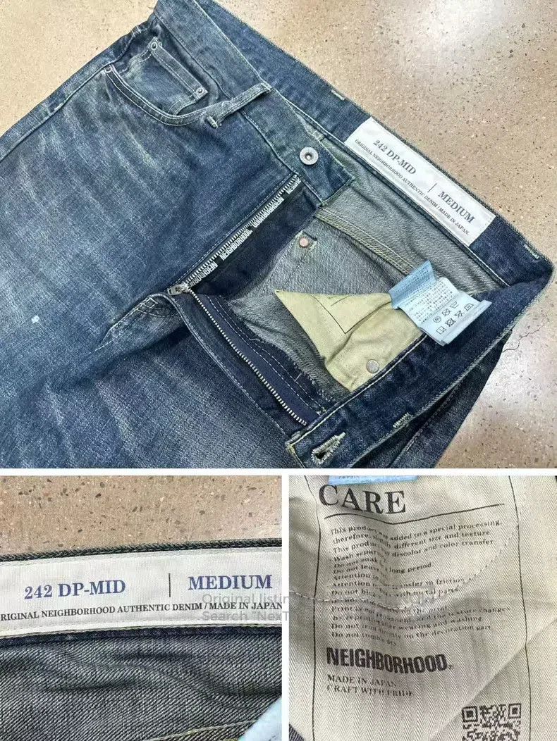 Neighborhood Neighborhood size M Basic Washed Denim Pants Size US 27 - 4 Thumbnail