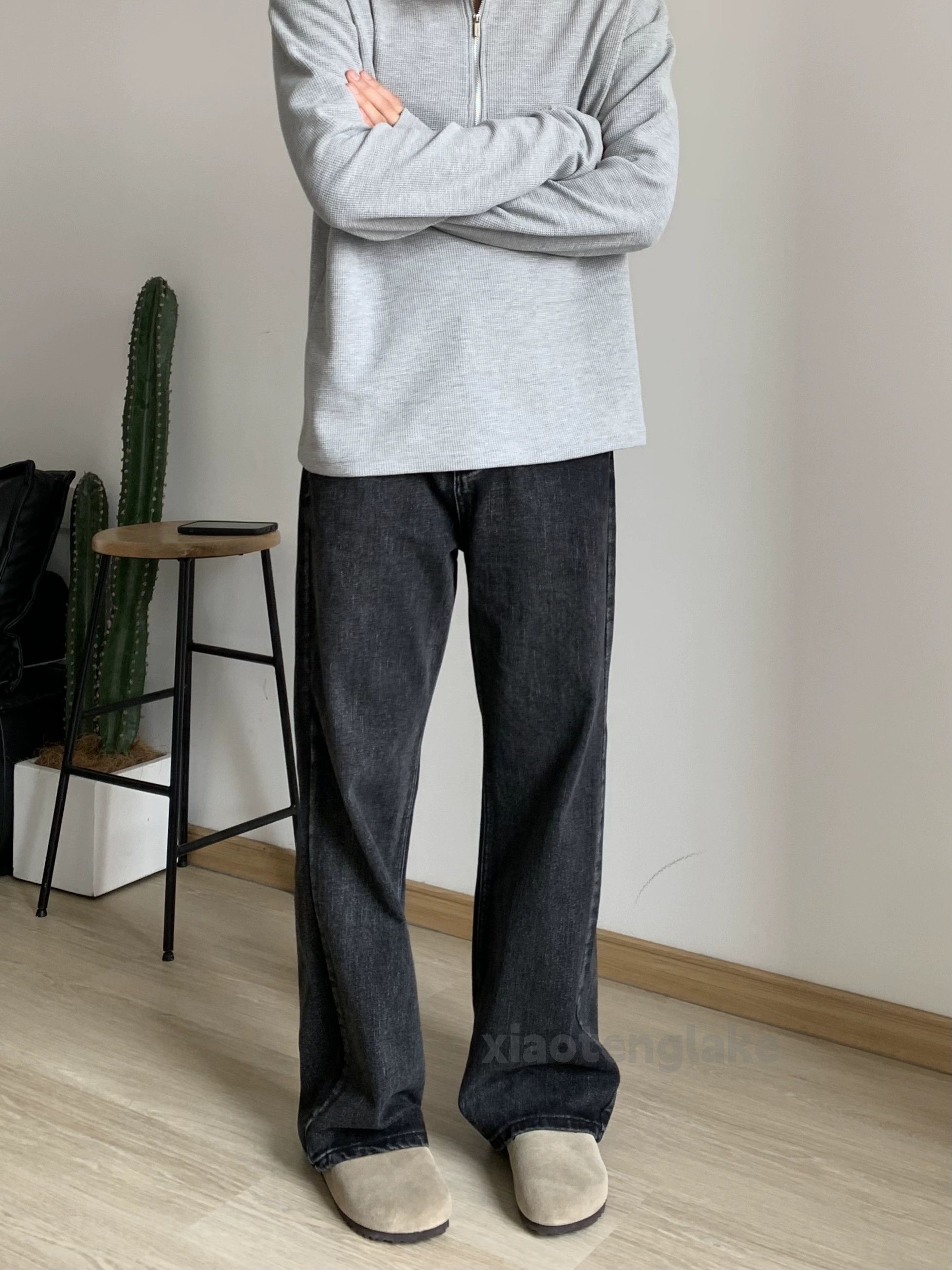 Jean × Vintage cleanfit washed faded yuppie loose baggy jeans Size US 30 / EU 46 - 2 Thumbnail