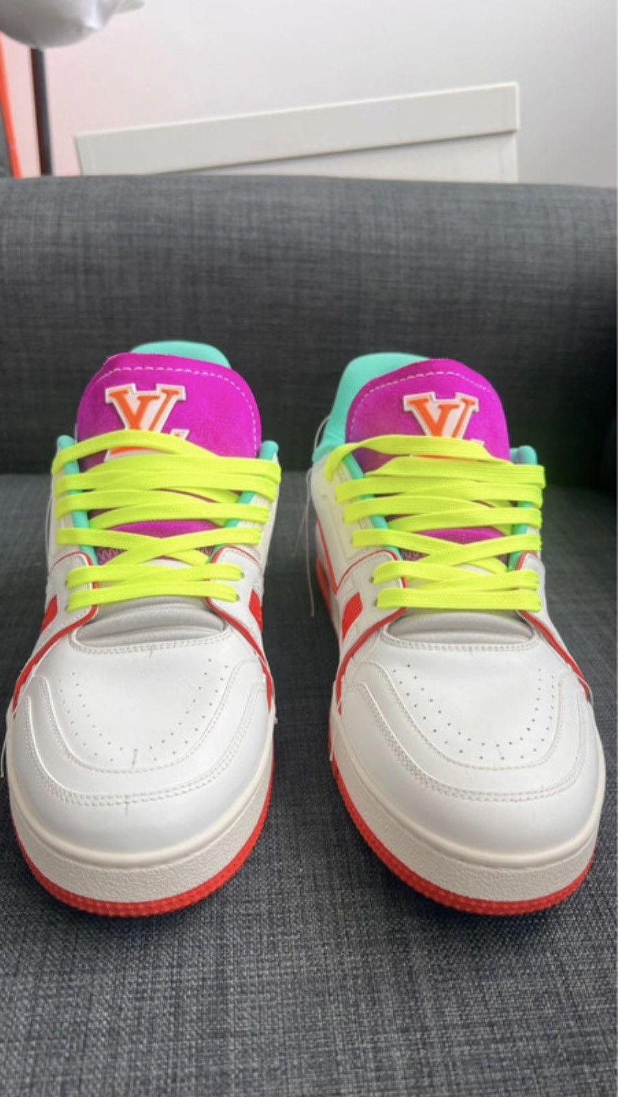 Louis Vuitton Louis Vuitton Trainer Upcycling edition 2023 - 155 copies Size US 9 / EU 42 - 8 Thumbnail
