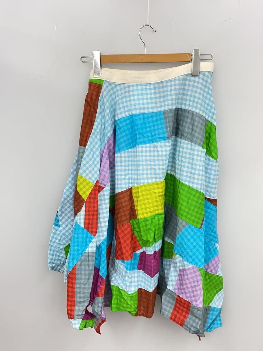 Comme des Garcons Reconstructed Patchwork Pleated Skirt Size 25" / US 0 / IT 36 - 2 Thumbnail