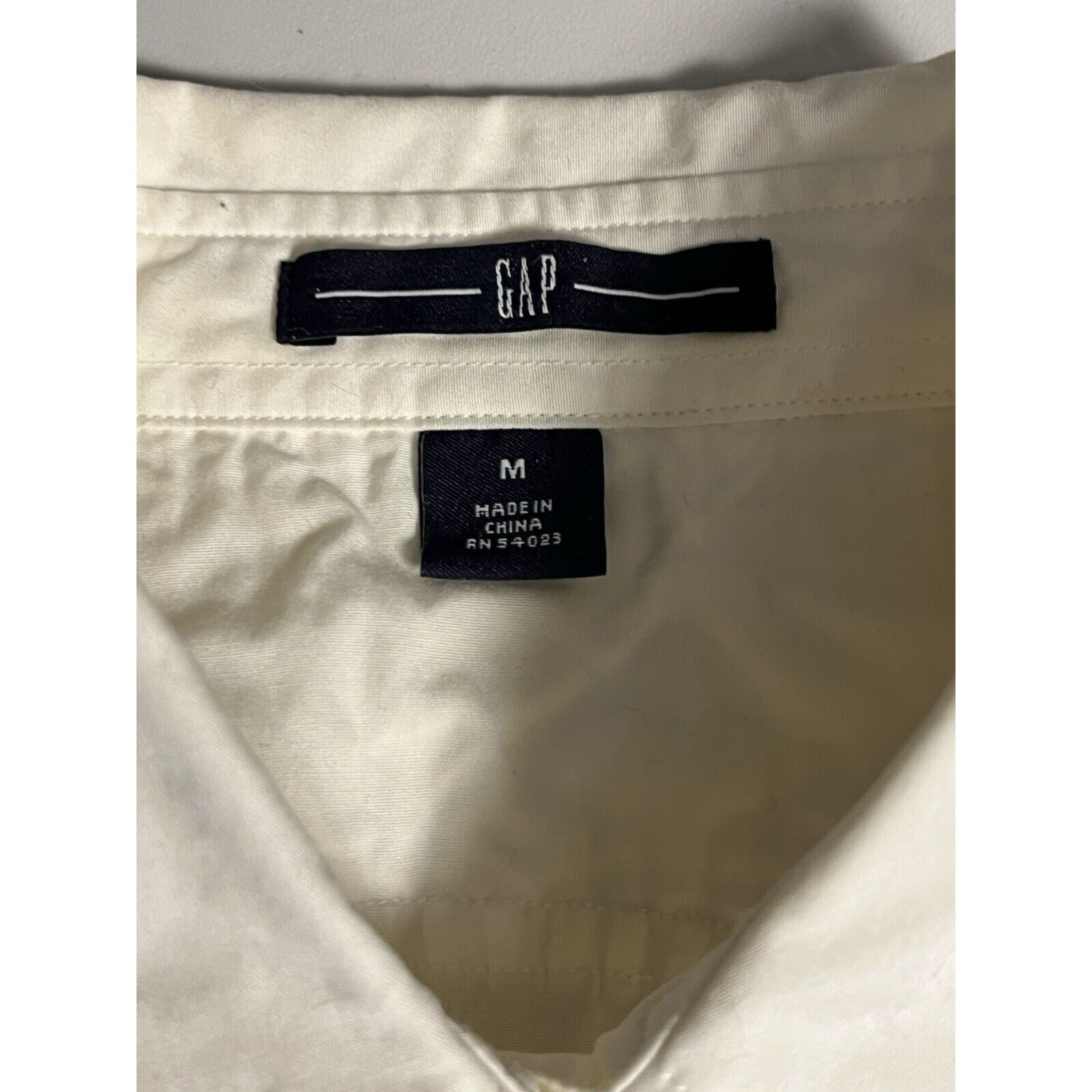 Gap Vintage GAP Pintuck Western Pearl Snap Shirt-White Y2K-Med Size M / US 6-8 / IT 42-44 - 2 Thumbnail