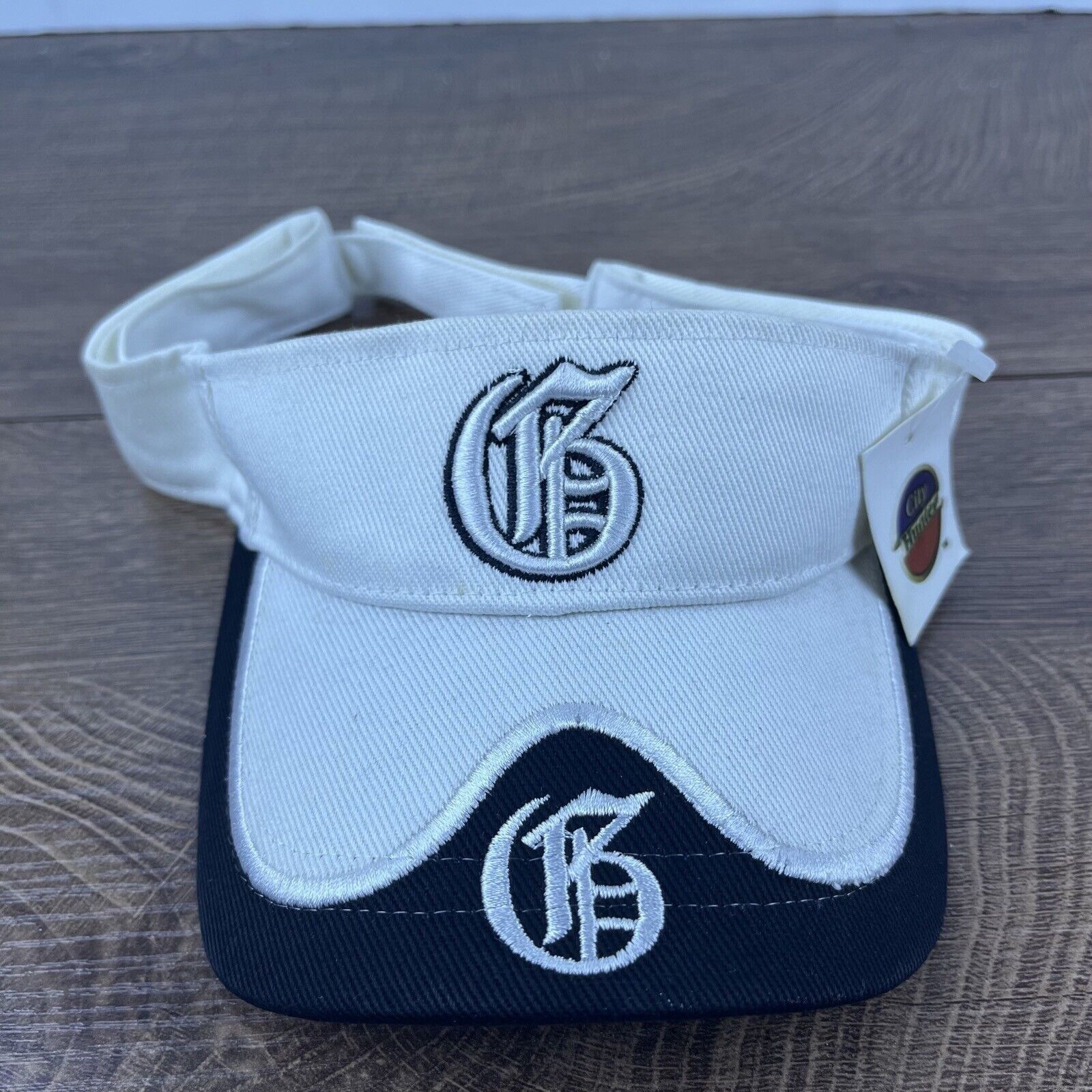 Other Cincinnati Visor Hat White Cap Hat Cincy Adjustable Hat Whit Size ONE SIZE - 2 Thumbnail