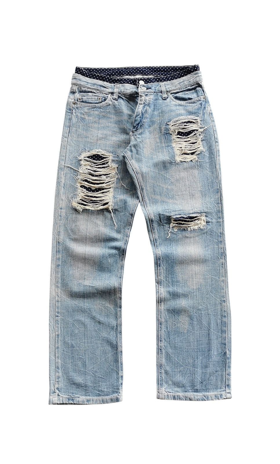Avantgarde Clawmark Distressed Denim Jeans - Size 30