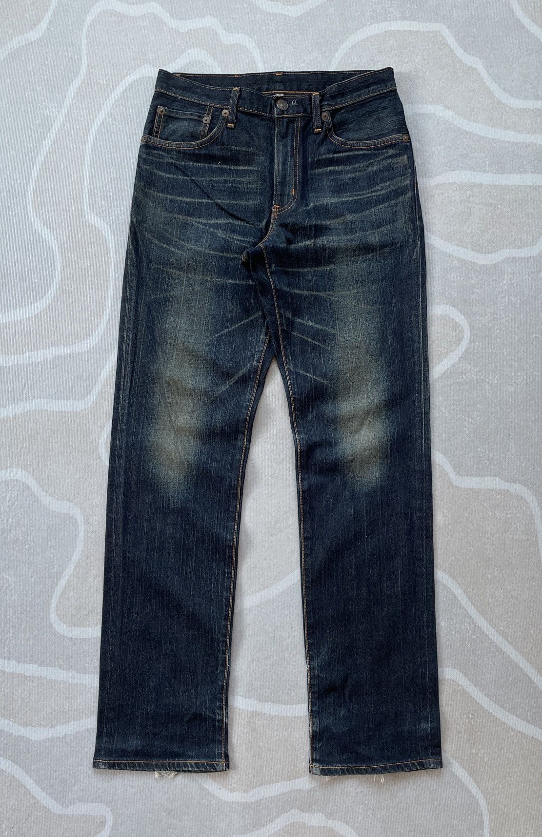 Edwin 504 Straight Stretch Jeans (LG116)