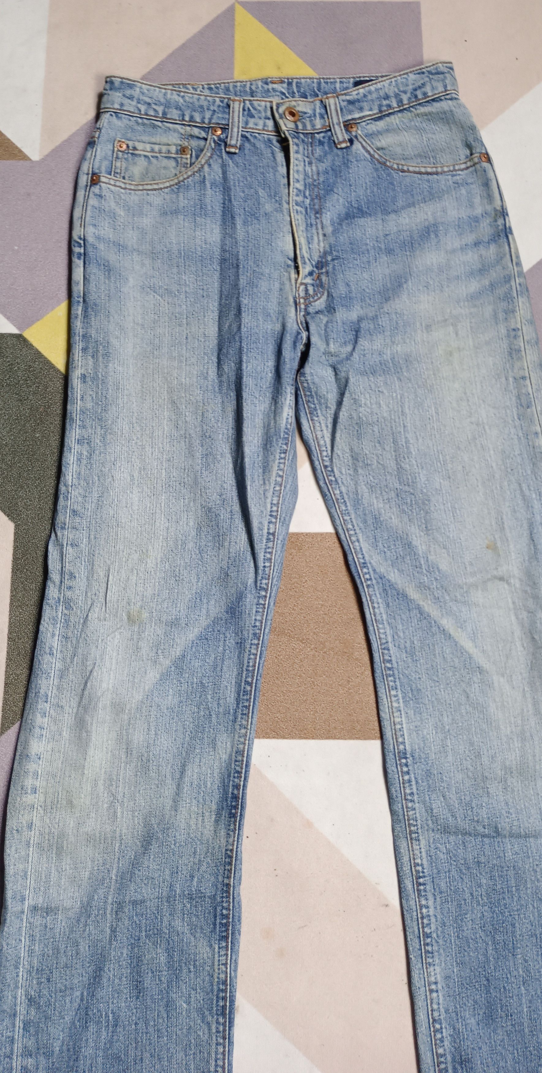 Big John Vintage 💥 Big John Extra Wide Jeans Size US 29 - 4 Thumbnail