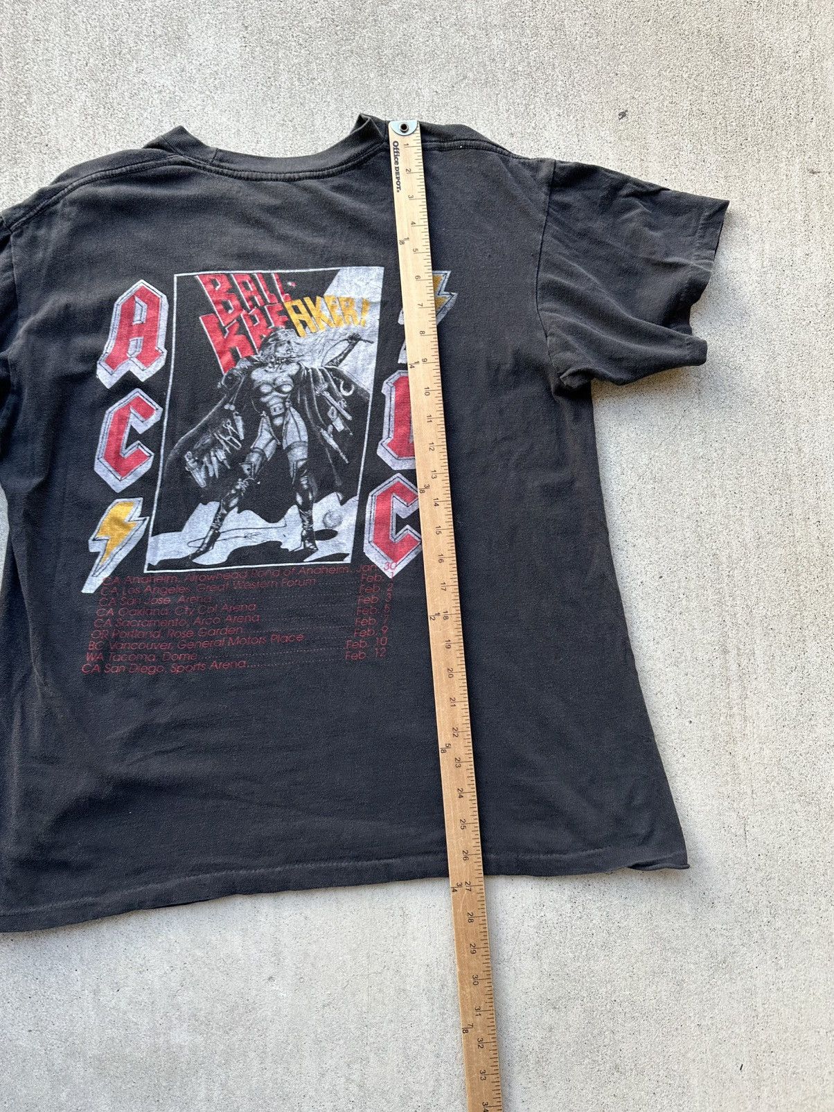 AC/DC × Band Tees × Vintage Vibtage AC DC Band Tee Shirt 90s Ball Breaker Tour Size US M / EU 48-50 / 2 - 7 Thumbnail